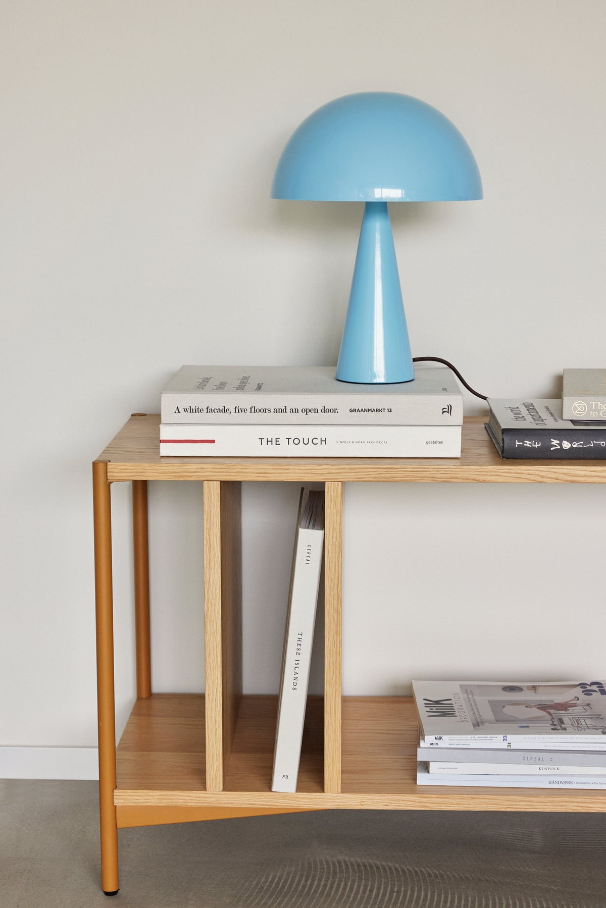 Mush Bordlampe Mini Lyseblå