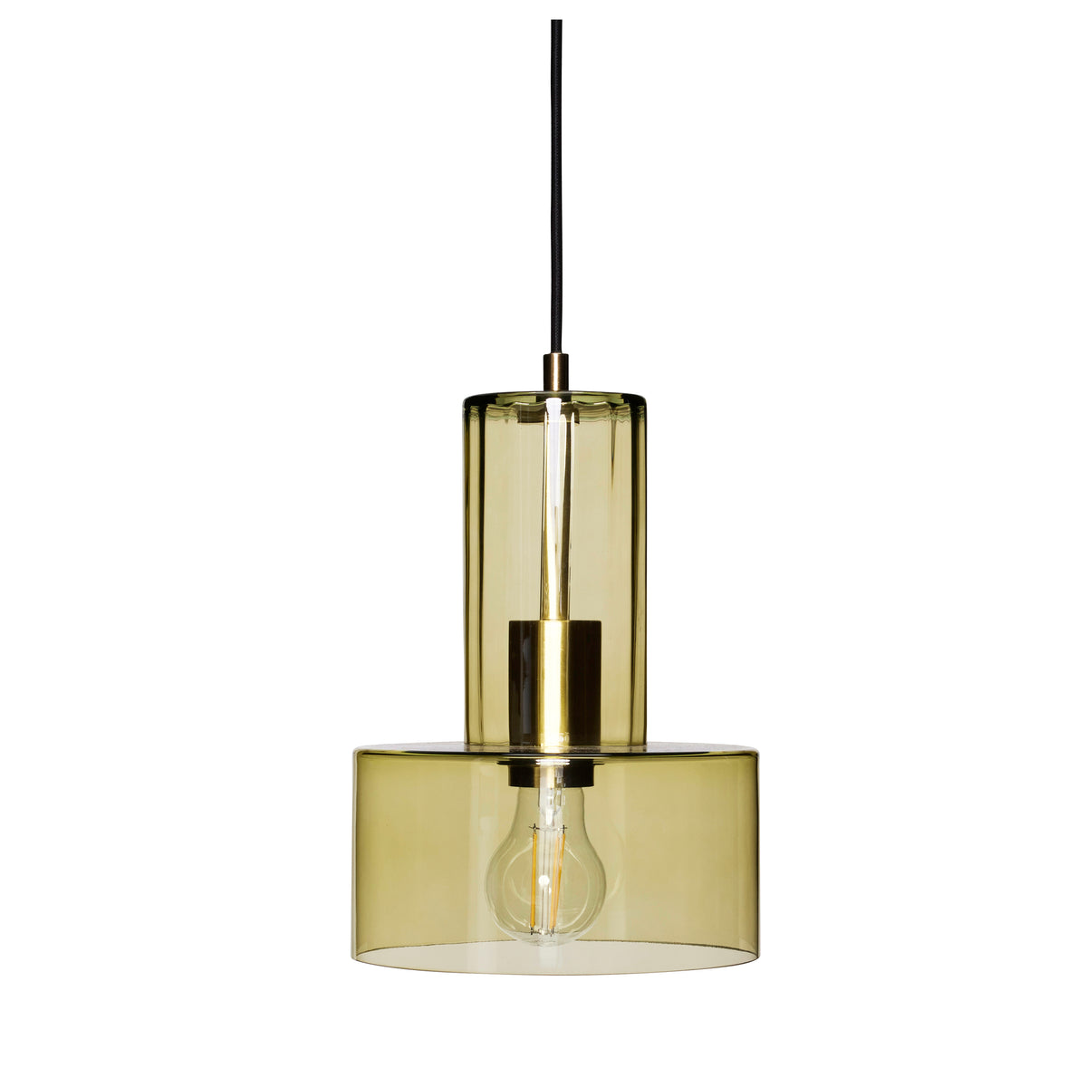 Ripple vedhæng loftlampe, grøn