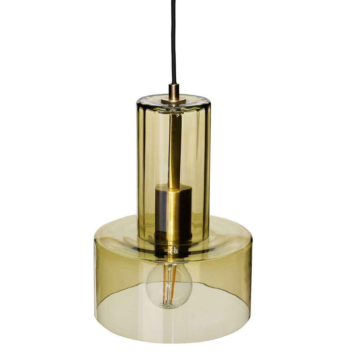 Ripple vedhæng loftlampe, grøn