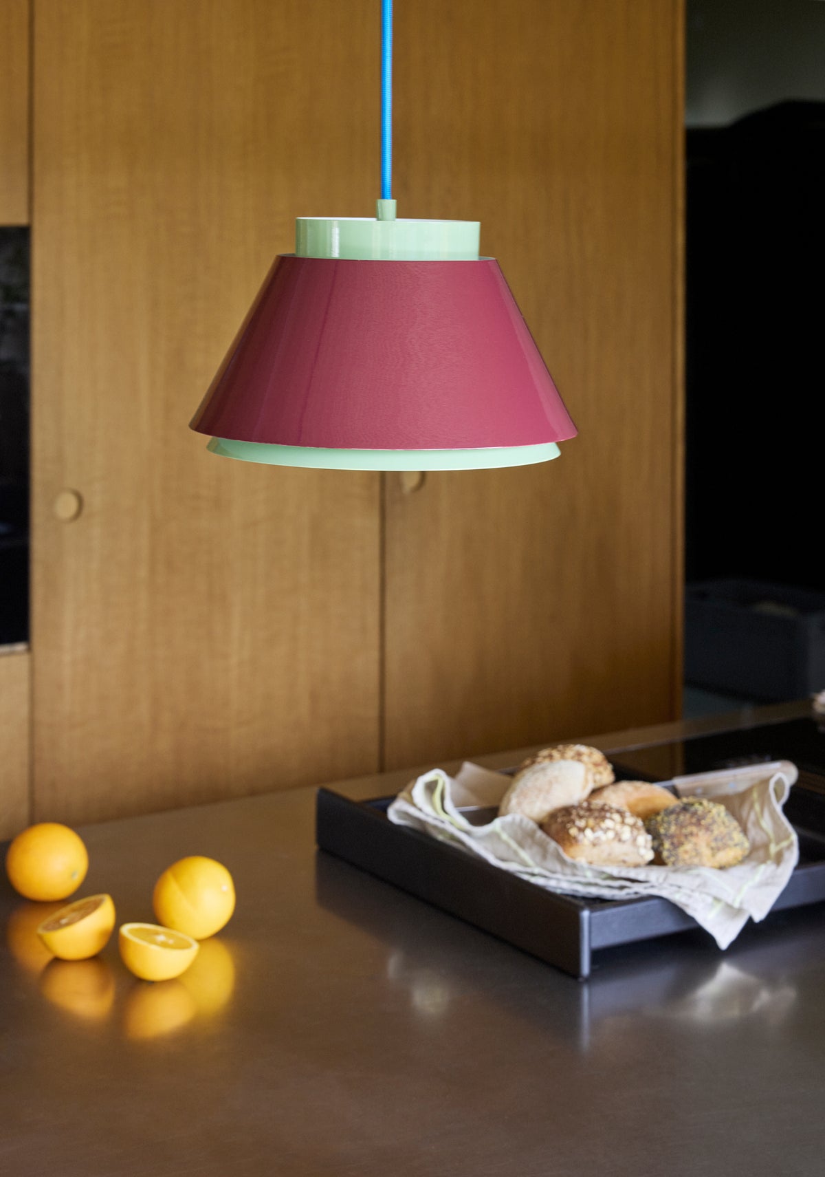 Remi Pendel lampe Grøn/Rød