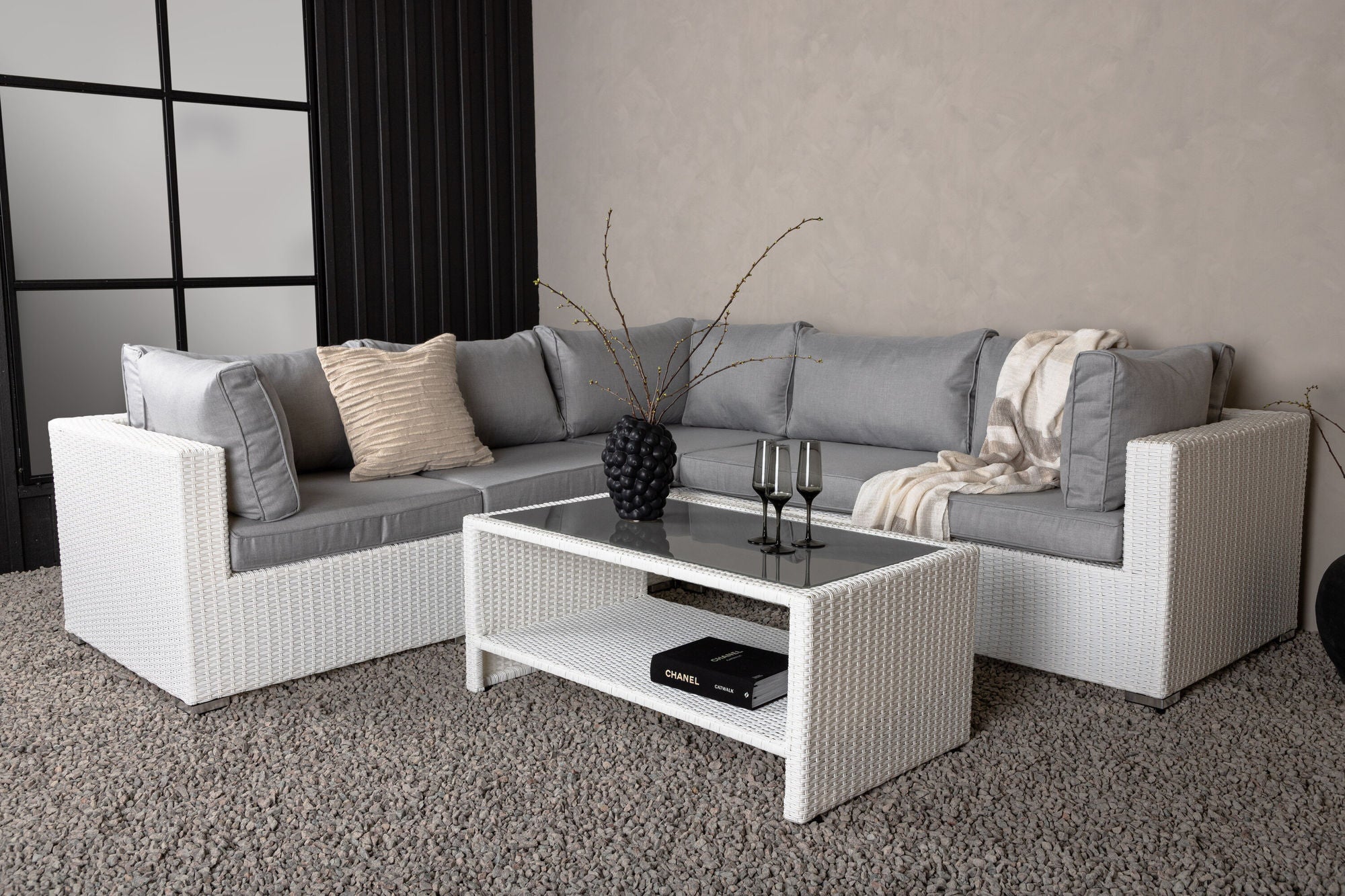 Venture Home Amazon Module Sofa set 3+2+1 - White/Grey