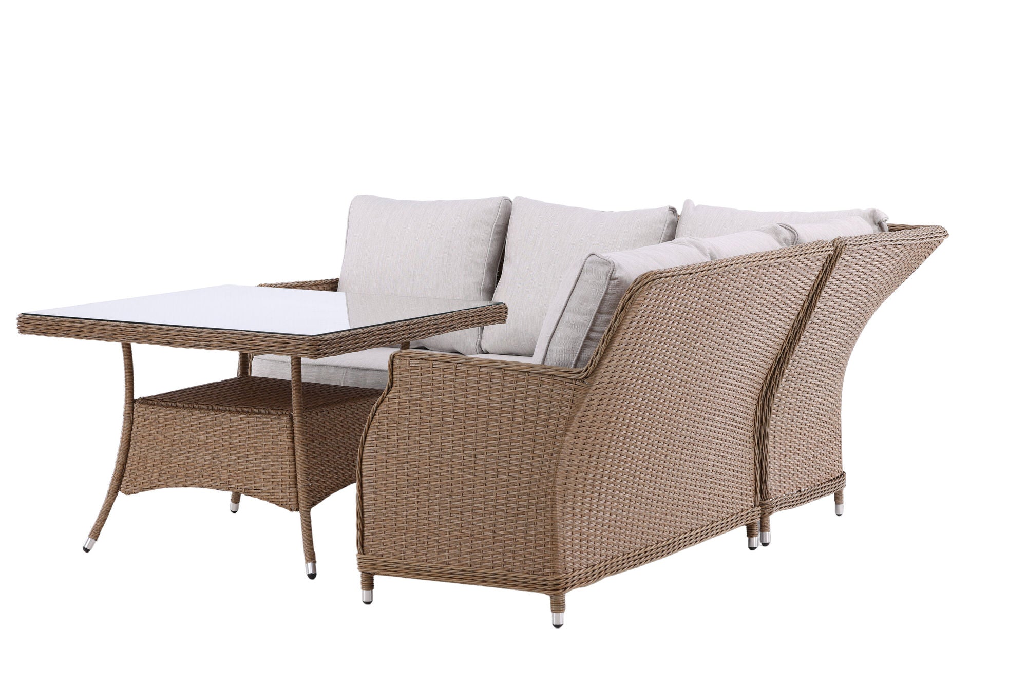 Venture Home Vikelund hjørne sofa - Nature/Sand