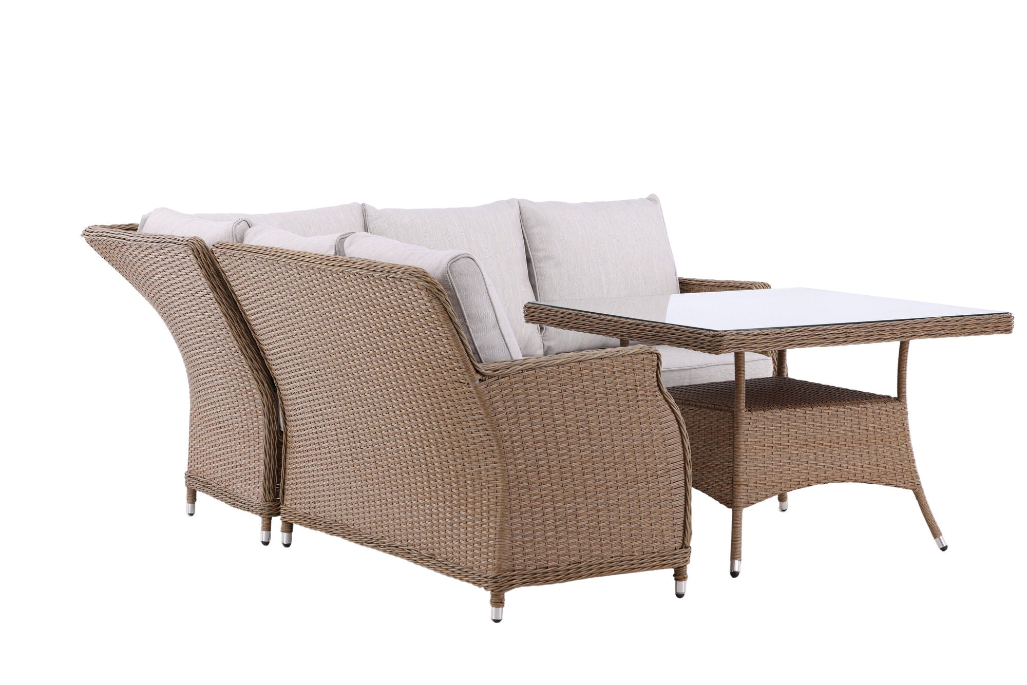 Venture Home Vikelund hjørne sofa - Nature/Sand