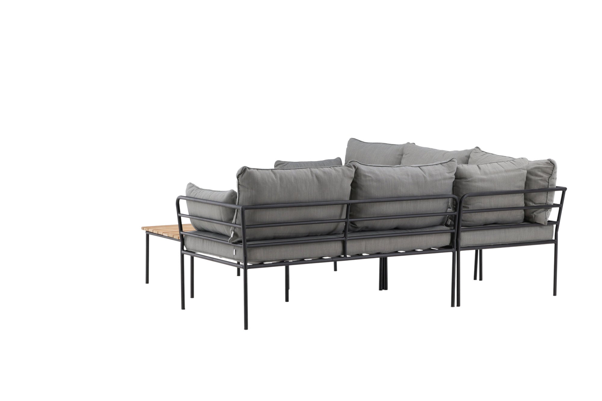 Venture Home Penh Balcony hjørne Sofa - Black / Acacia