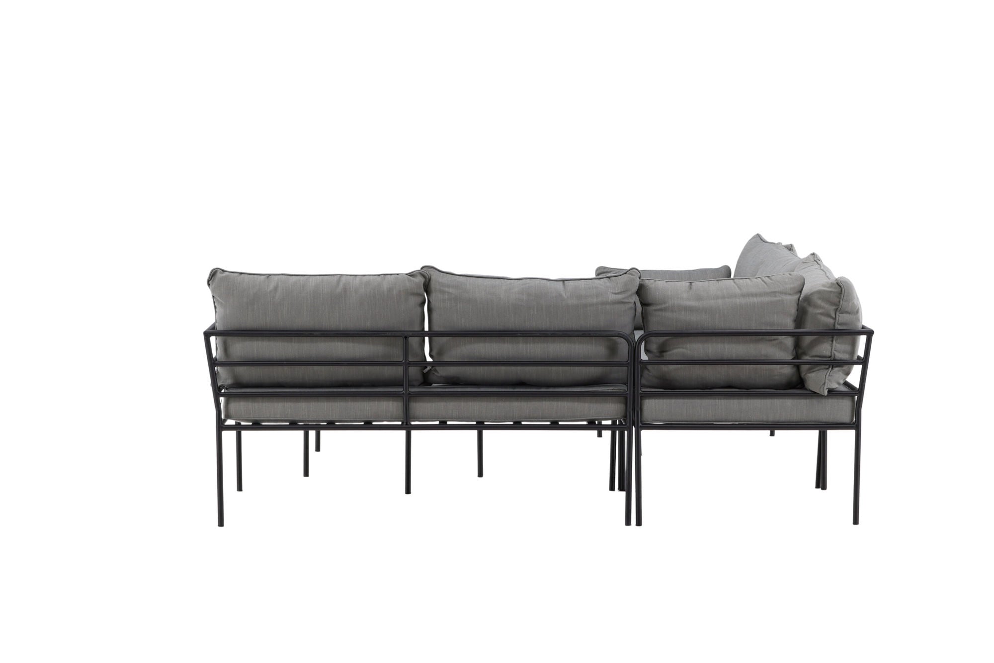 Venture Home Penh Balcony hjørne Sofa - Black / Acacia
