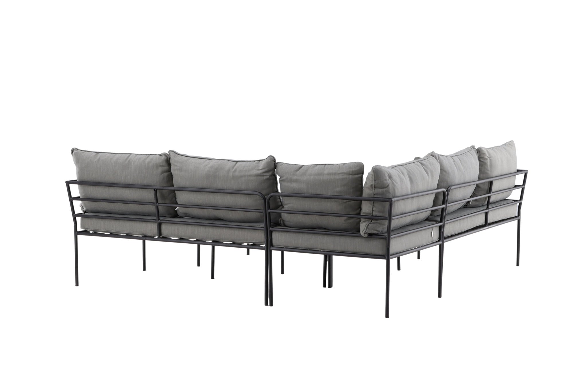 Venture Home Penh Balcony hjørne Sofa - Black / Acacia