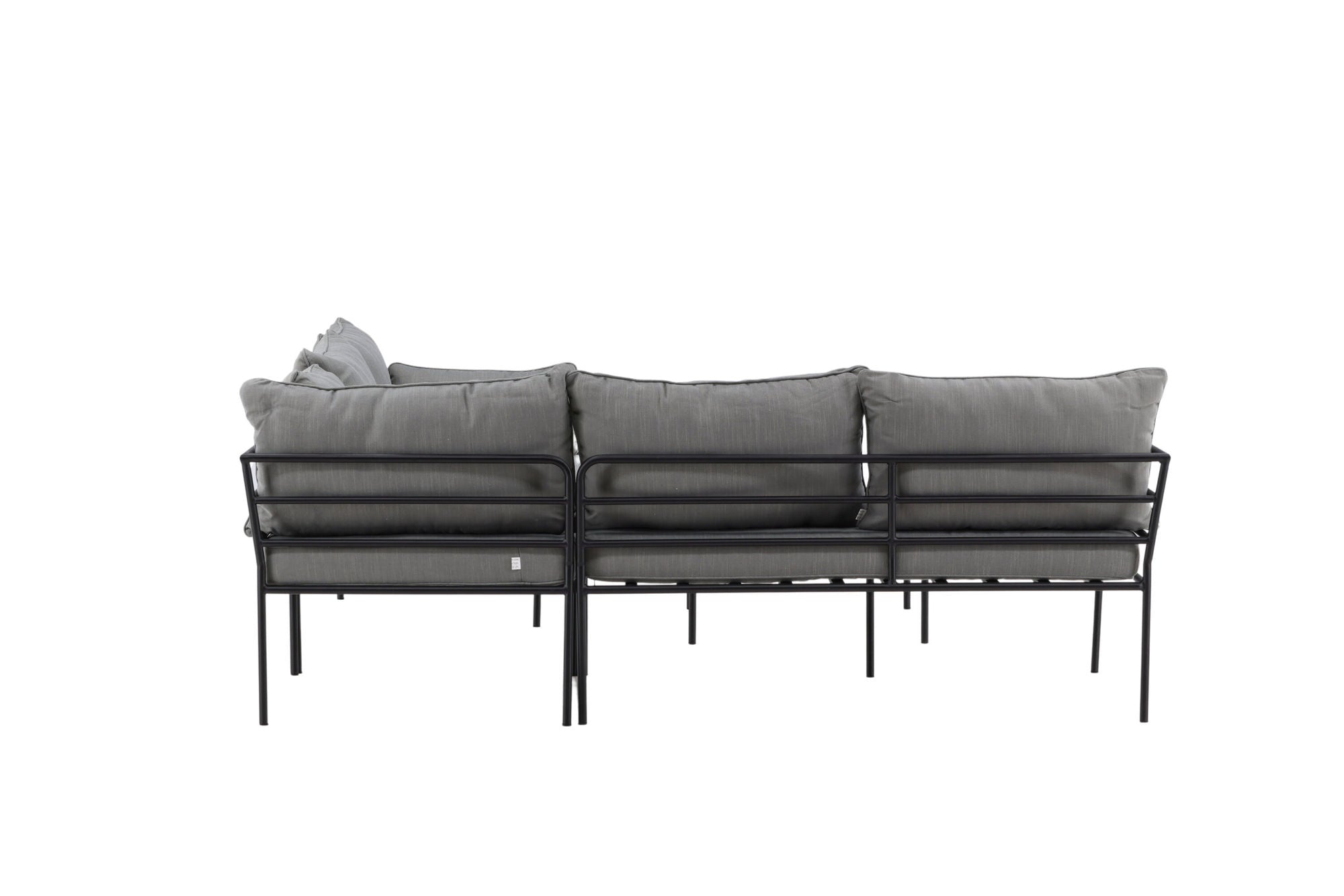 Venture Home Penh Balcony hjørne Sofa - Black / Acacia