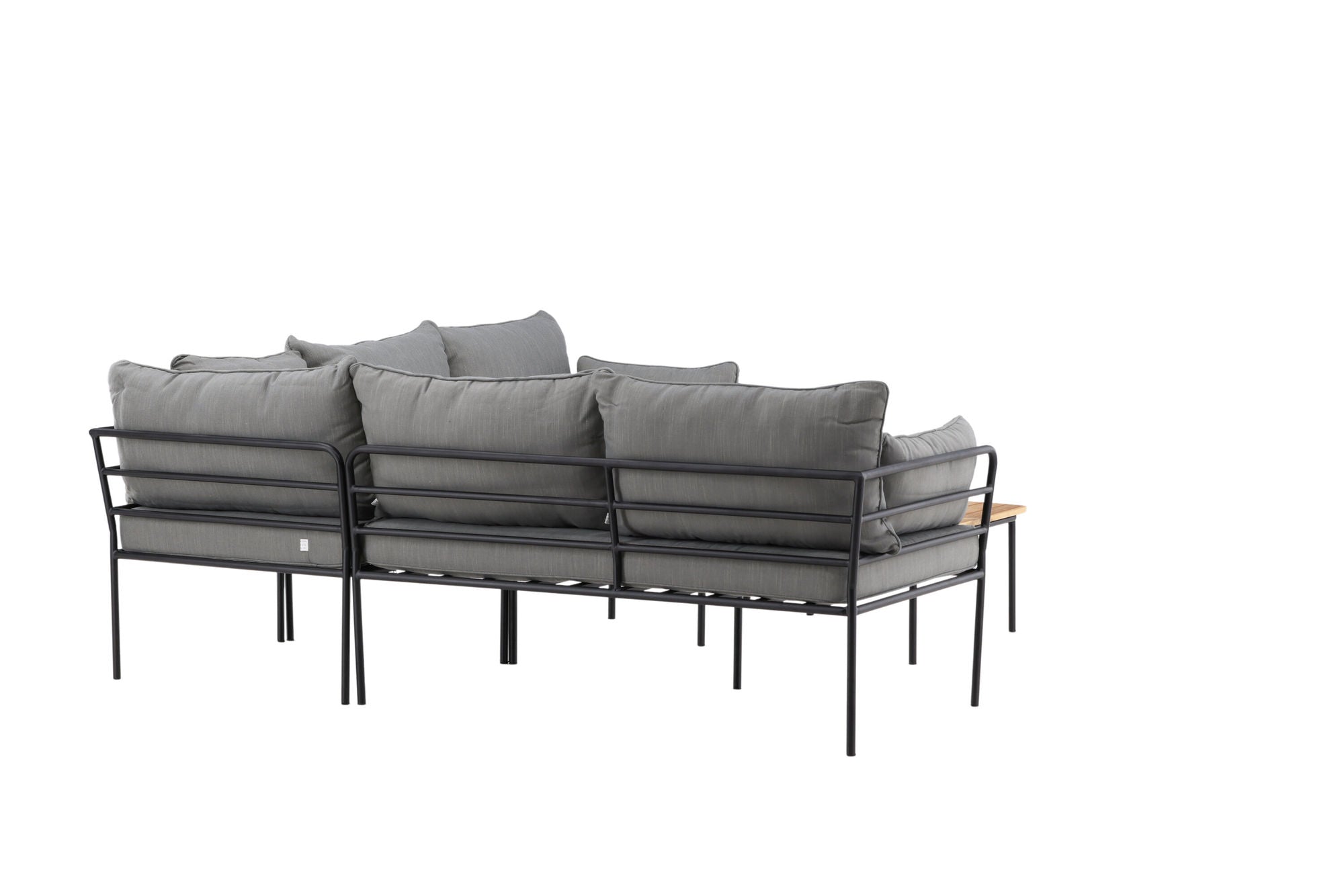 Venture Home Penh Balcony hjørne Sofa - Black / Acacia