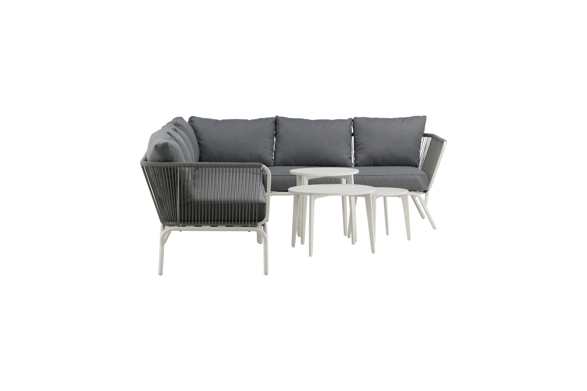Venture Home Roxo hjørne sofa - White/Grey