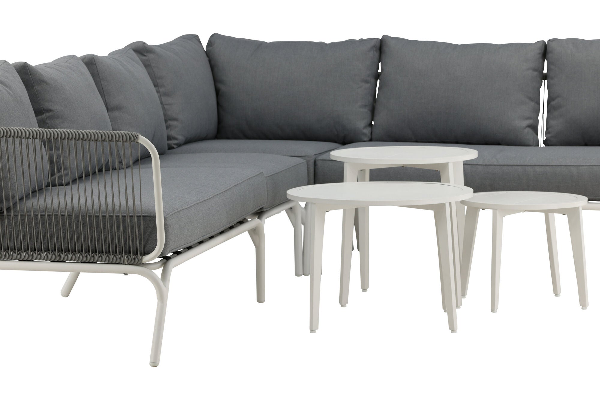 Venture Home Roxo hjørne sofa - White/Grey