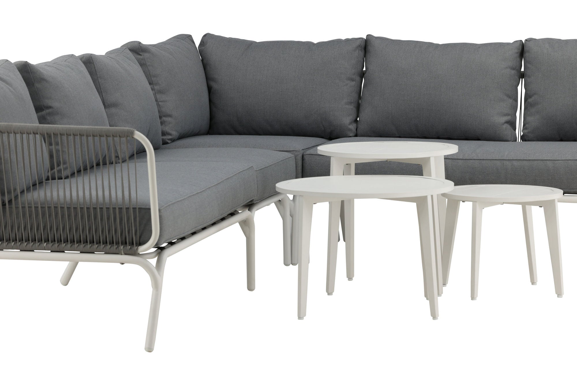 Venture Home Roxo hjørne sofa - White/Grey