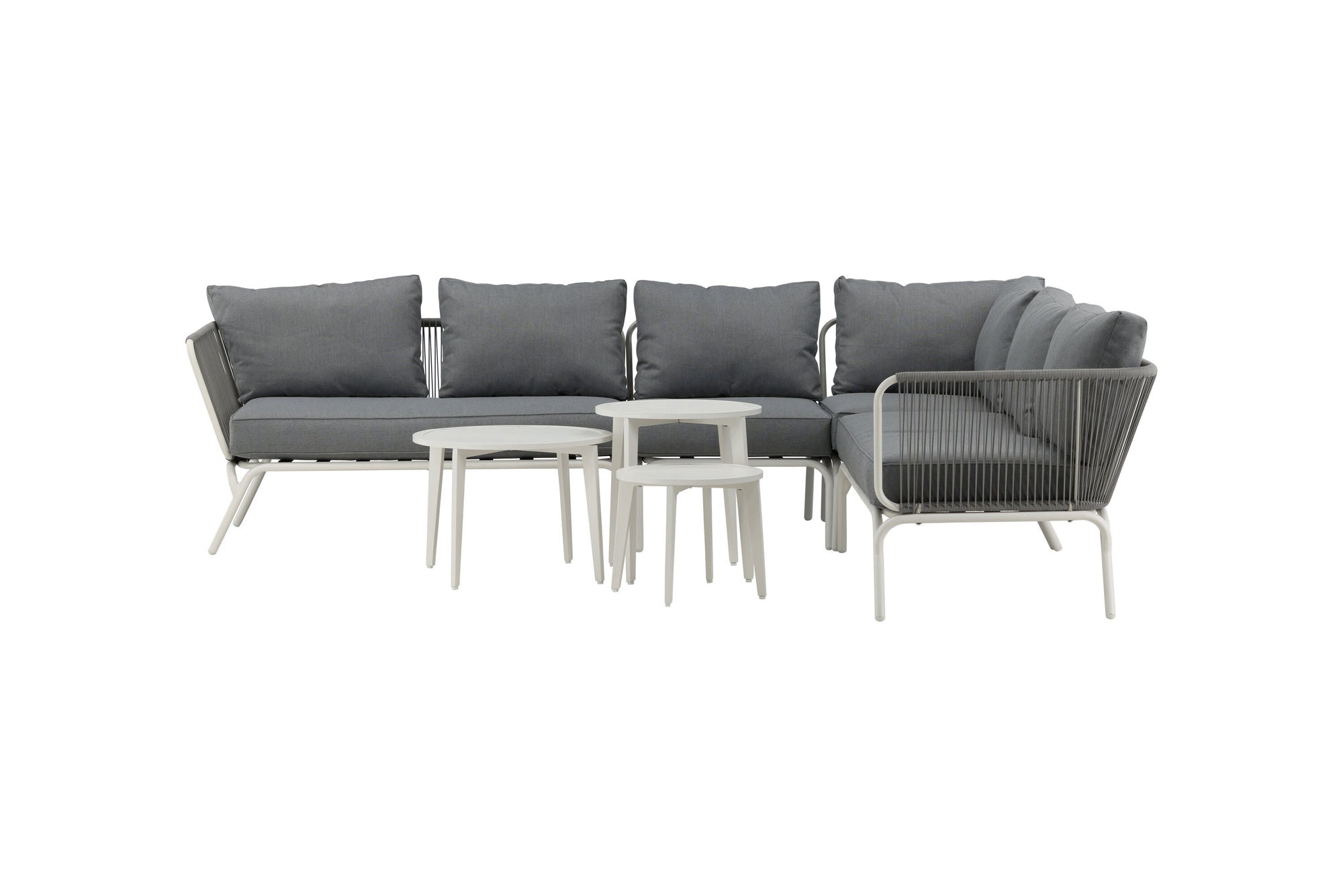 Venture Home Roxo hjørne sofa - White/Grey