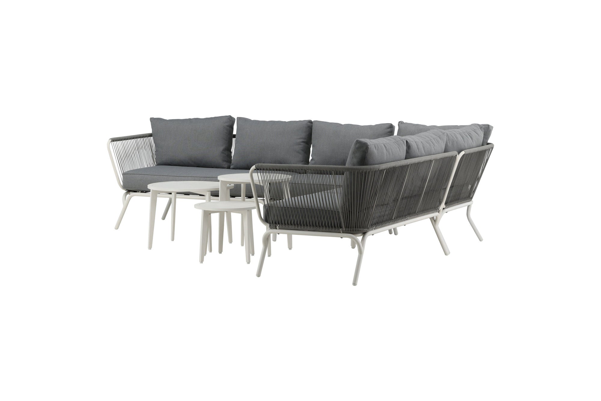 Venture Home Roxo hjørne sofa - White/Grey