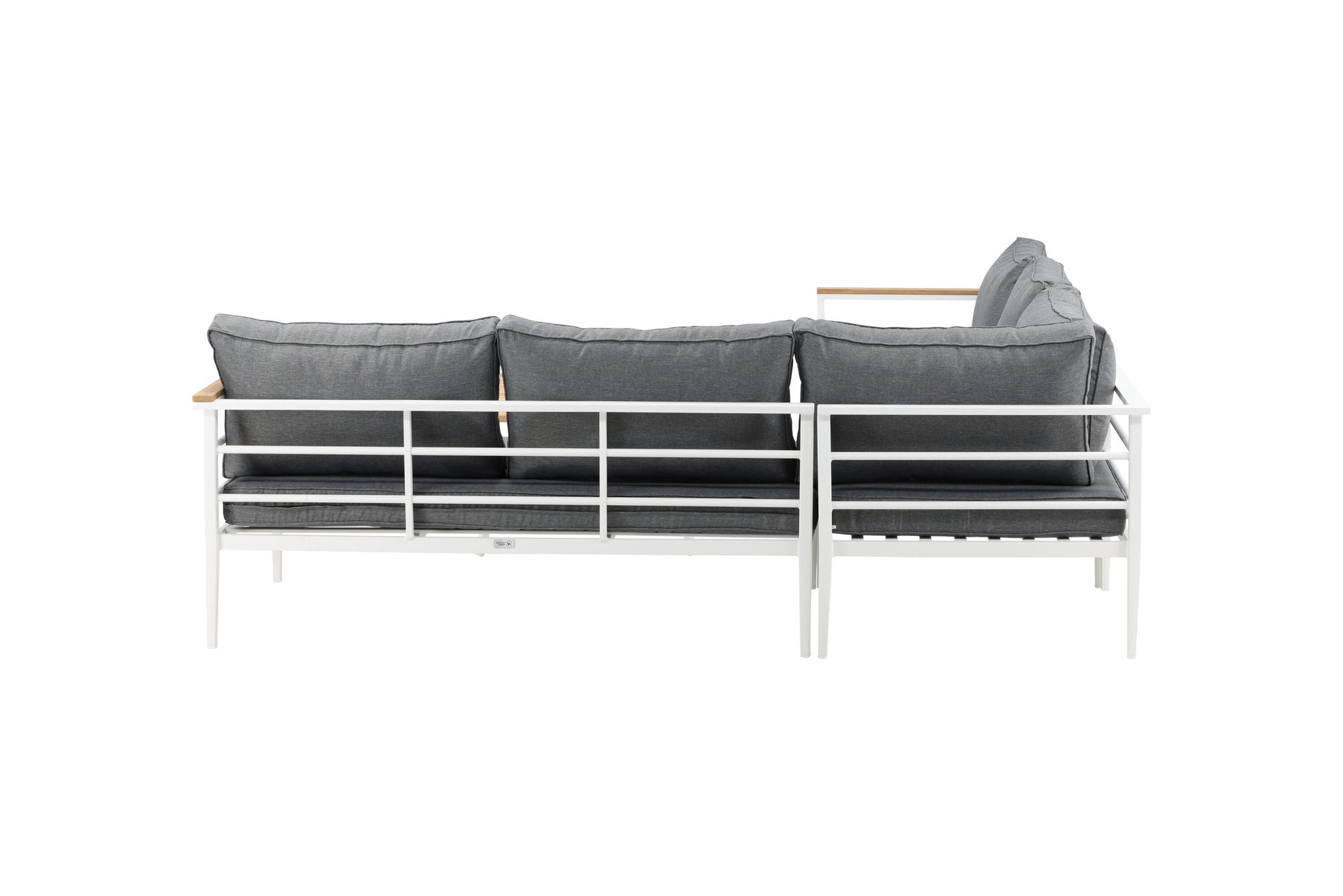 Venture Home Mexico hjørne Sofa - White Alu / Teak