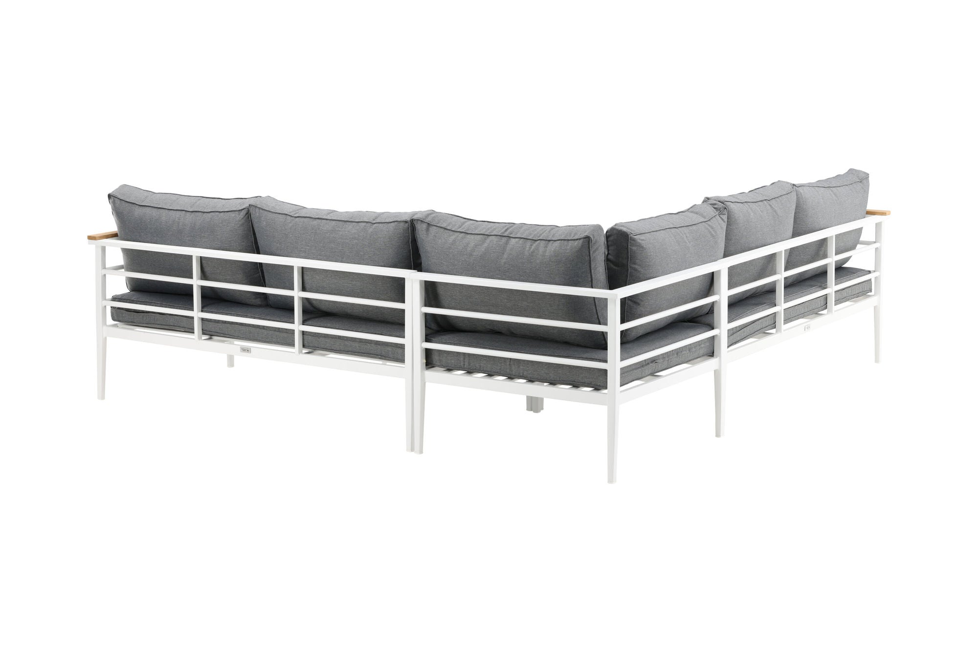 Venture Home Mexico hjørne Sofa - White Alu / Teak