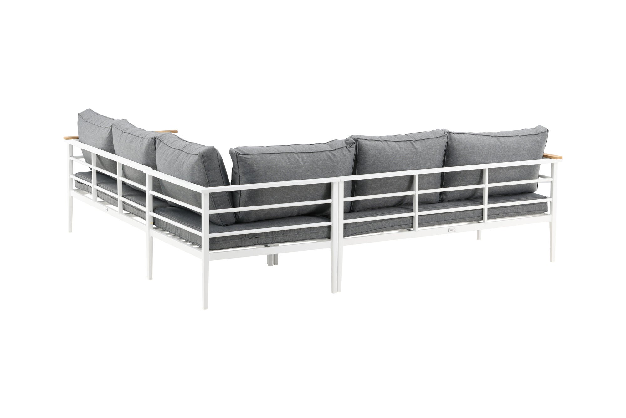 Venture Home Mexico hjørne Sofa - White Alu / Teak