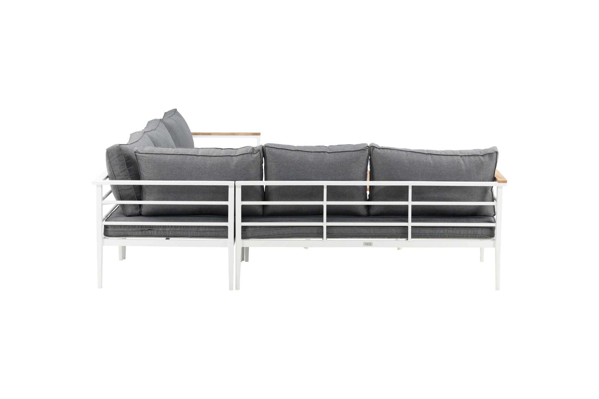 Venture Home Mexico hjørne Sofa - White Alu / Teak