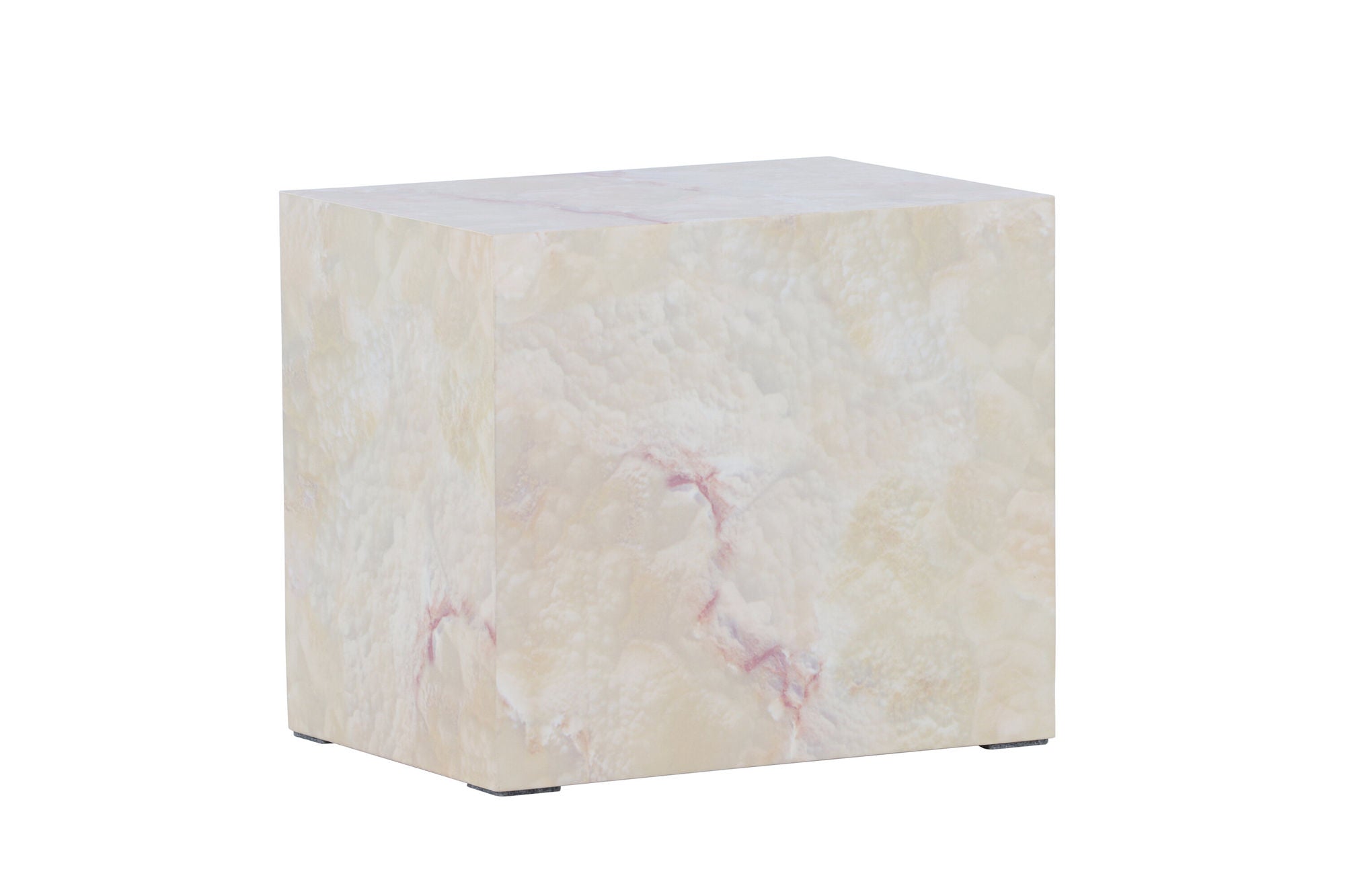 Venture Home York Side bord 30x35x25 cm - Beige Stonelook
