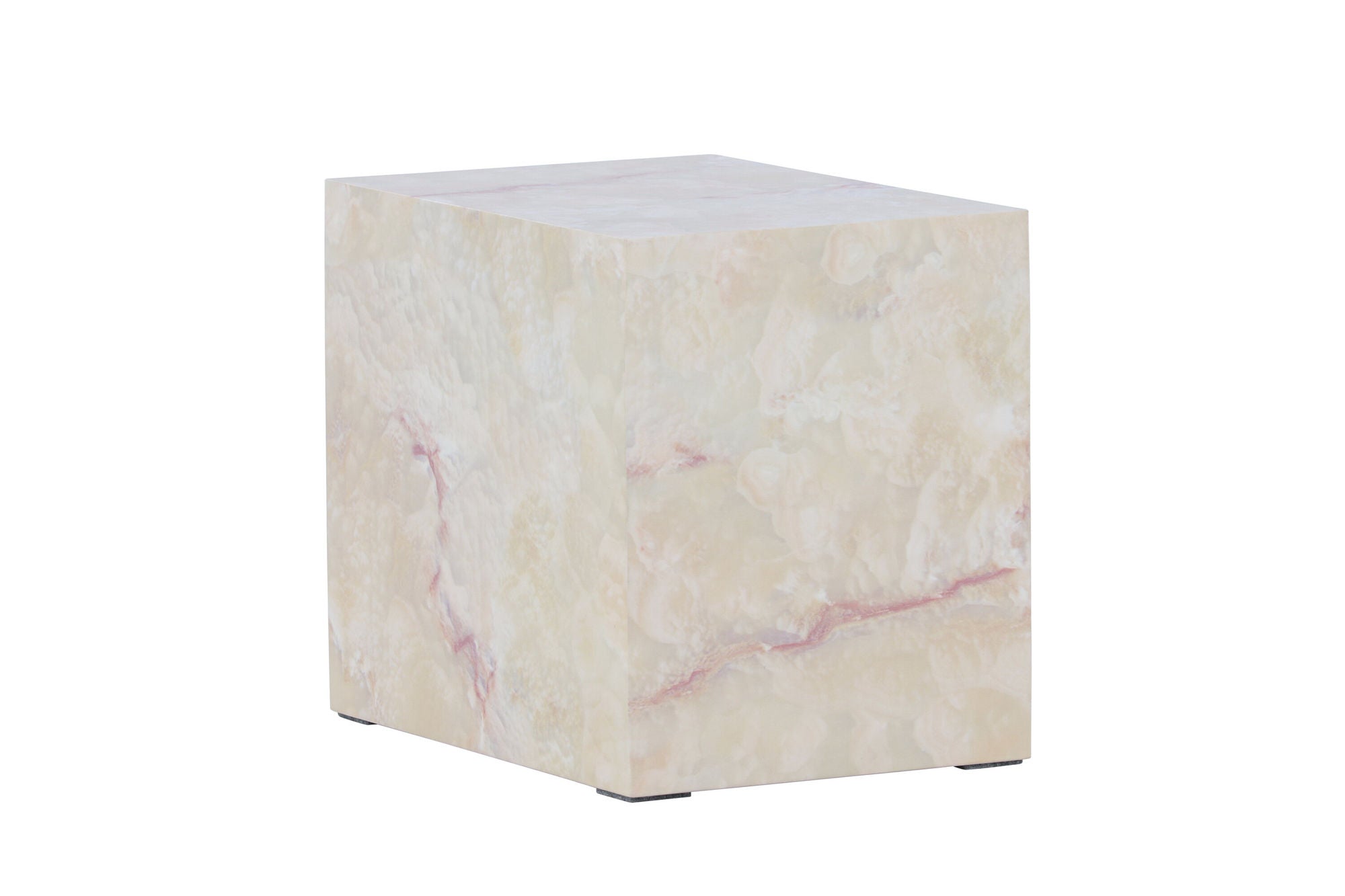Venture Home York Side bord 30x35x25 cm - Beige Stonelook