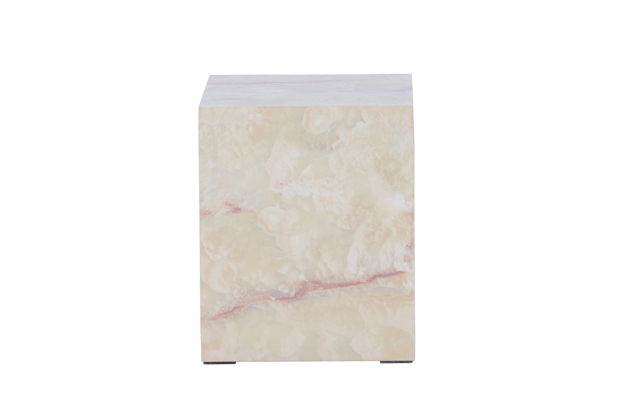 Venture Home York Side bord 30x35x25 cm - Beige Stonelook