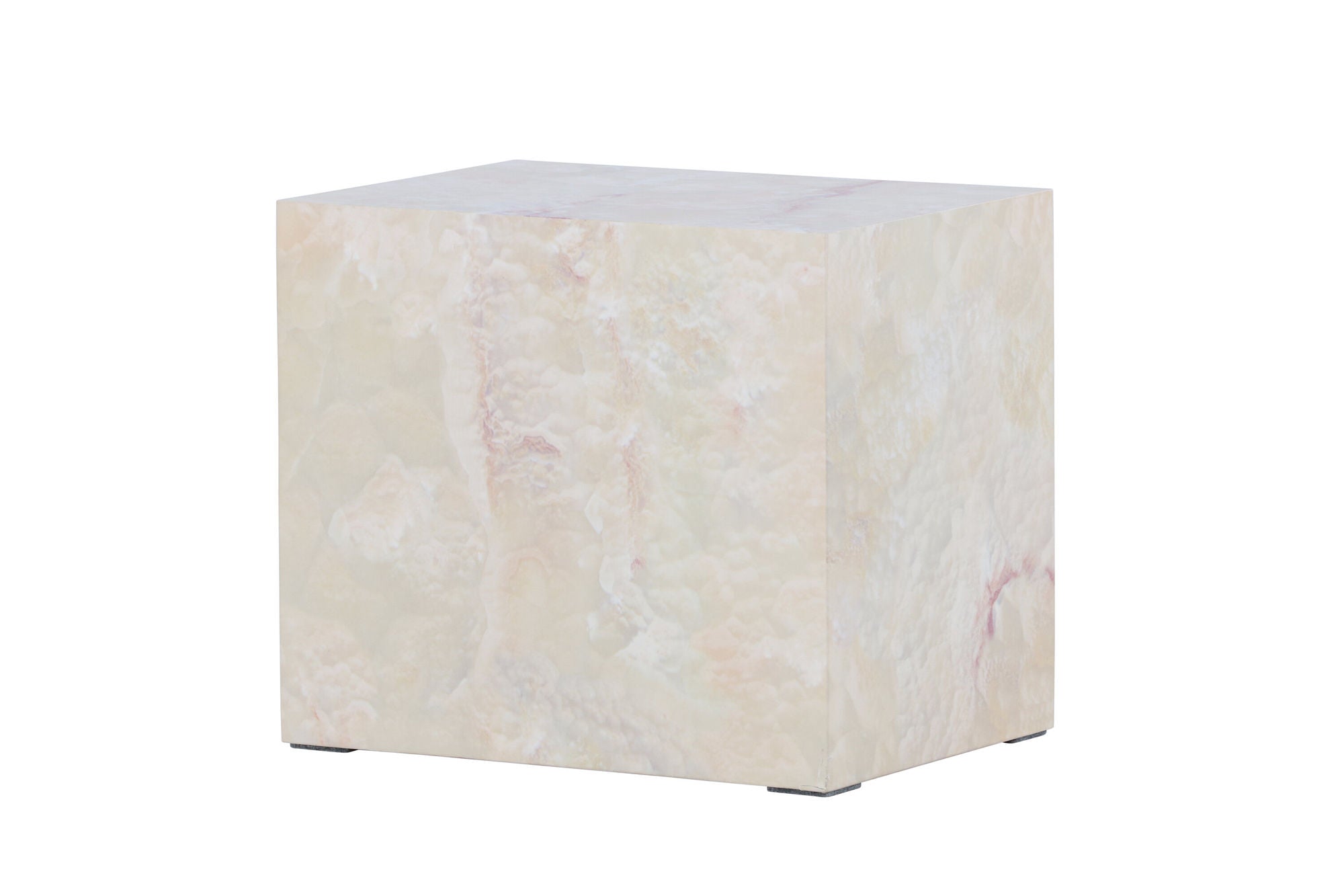 Venture Home York Side bord 30x35x25 cm - Beige Stonelook