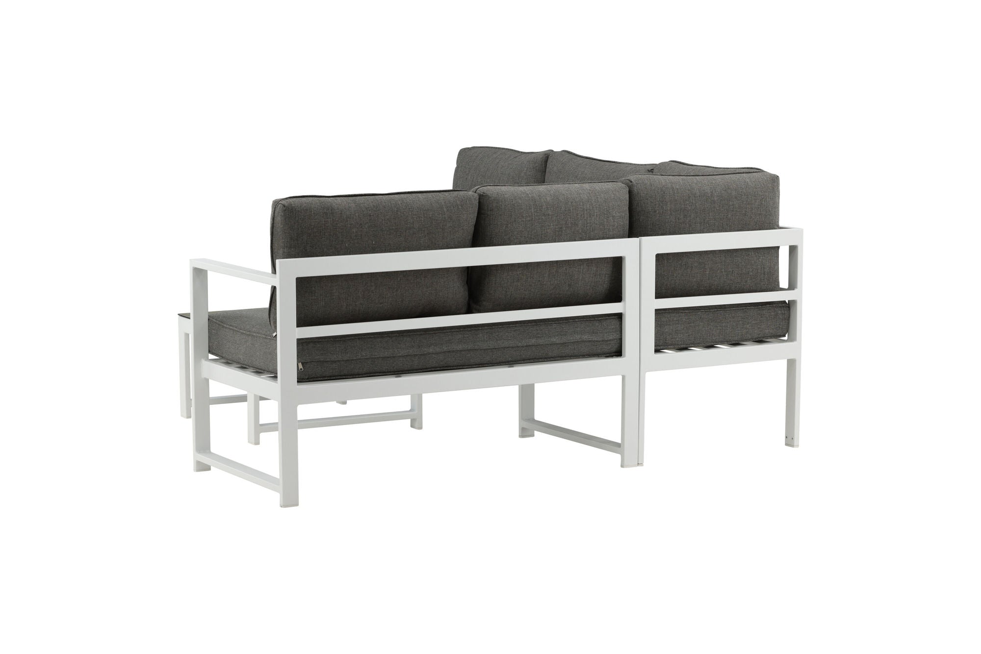 Venture Home Salvador hjørne Sofa - White / Grey cushions