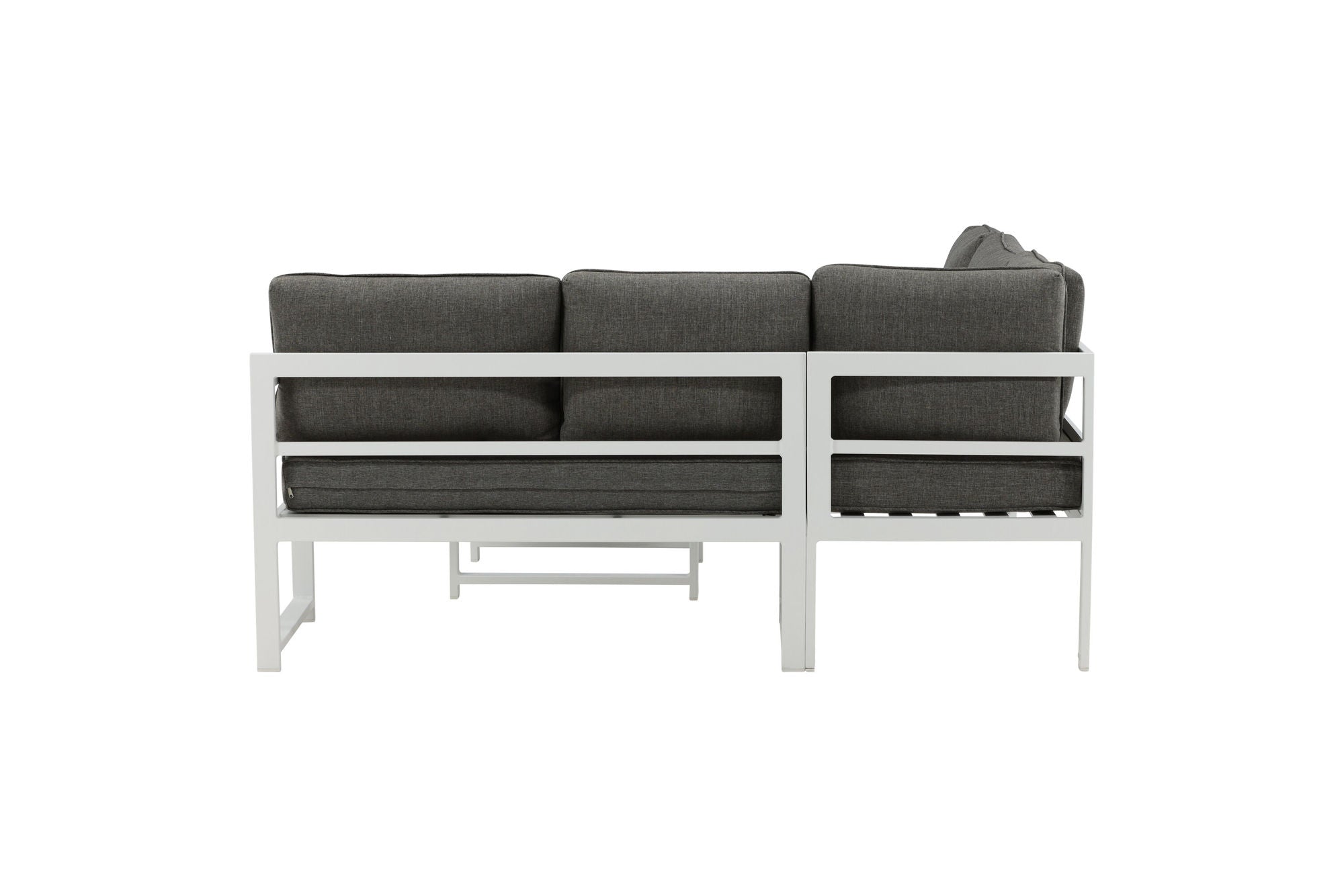 Venture Home Salvador hjørne Sofa - White / Grey cushions