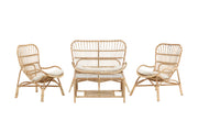 Venture Home Ella Lounge Set (3+2+1) Rattan / Offwhite Cushion