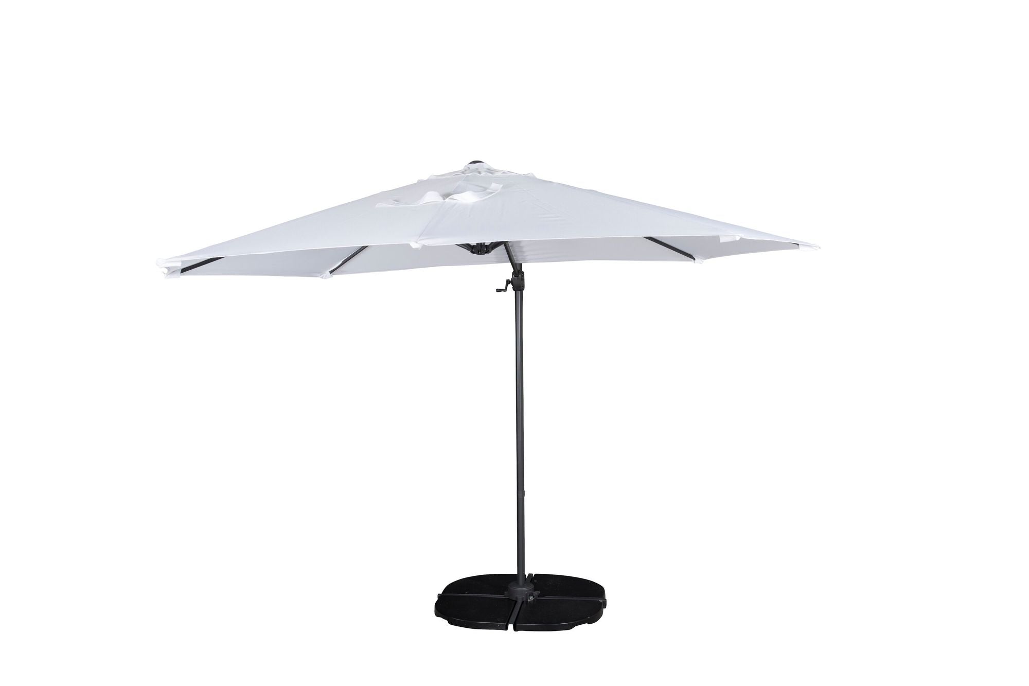 Venture Home Leeds Umbrella 3m - Black/White