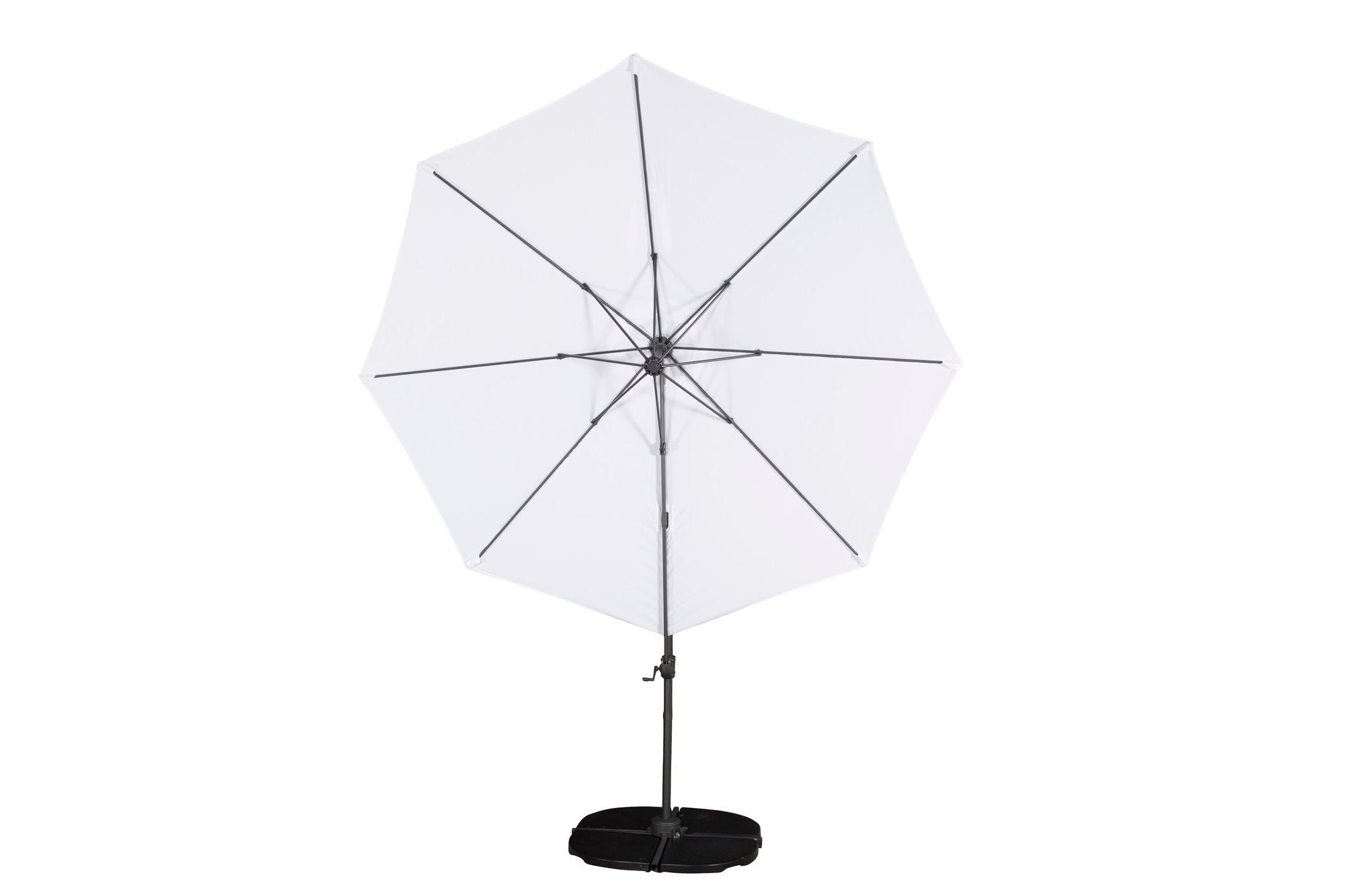 Venture Home Leeds Umbrella 3m - Black/White