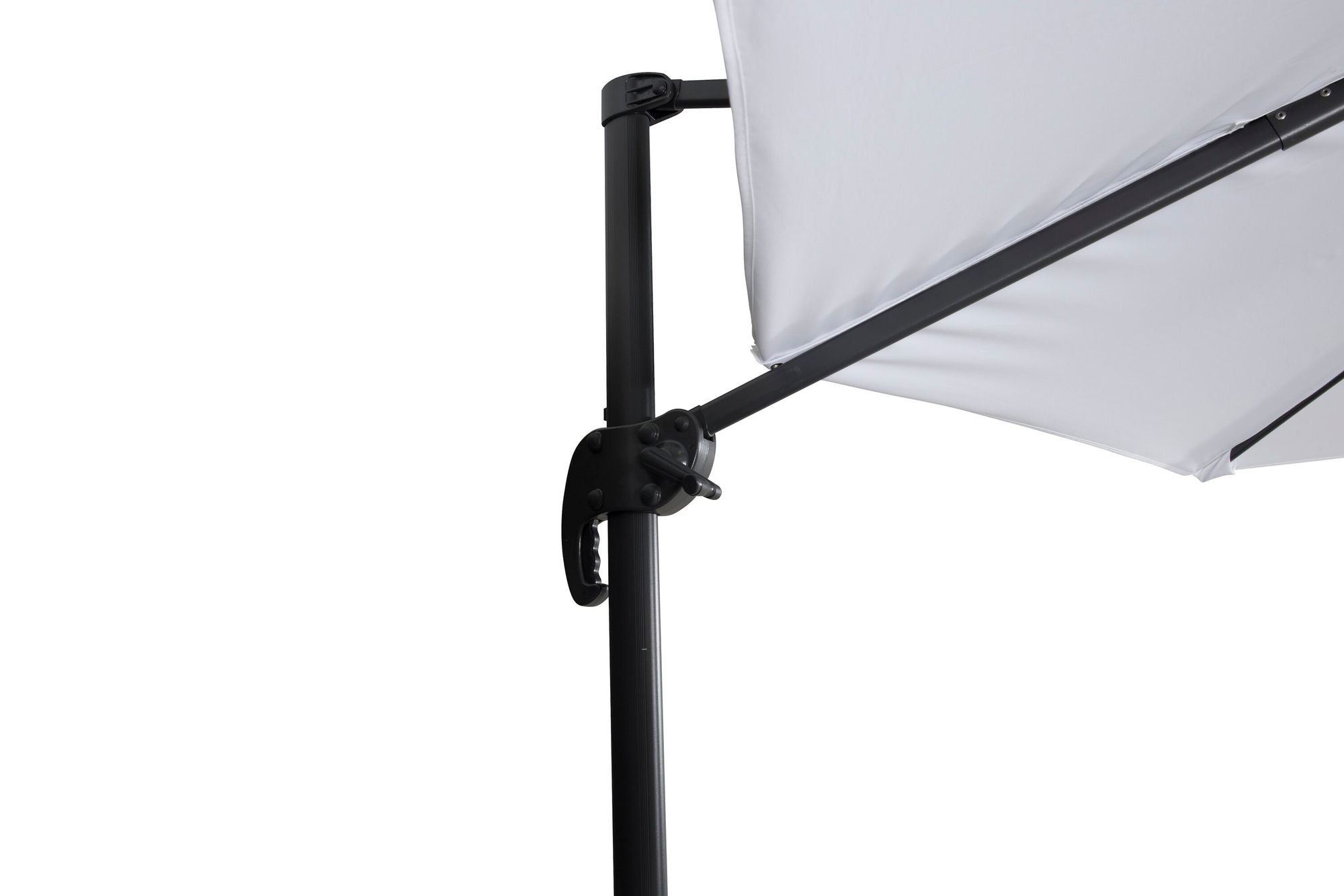 Venture Home Leeds Umbrella 3m - Black/White
