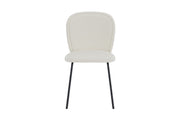Venture Home Carl Spisebordsstol 2-pack - Black / Creme Velvet