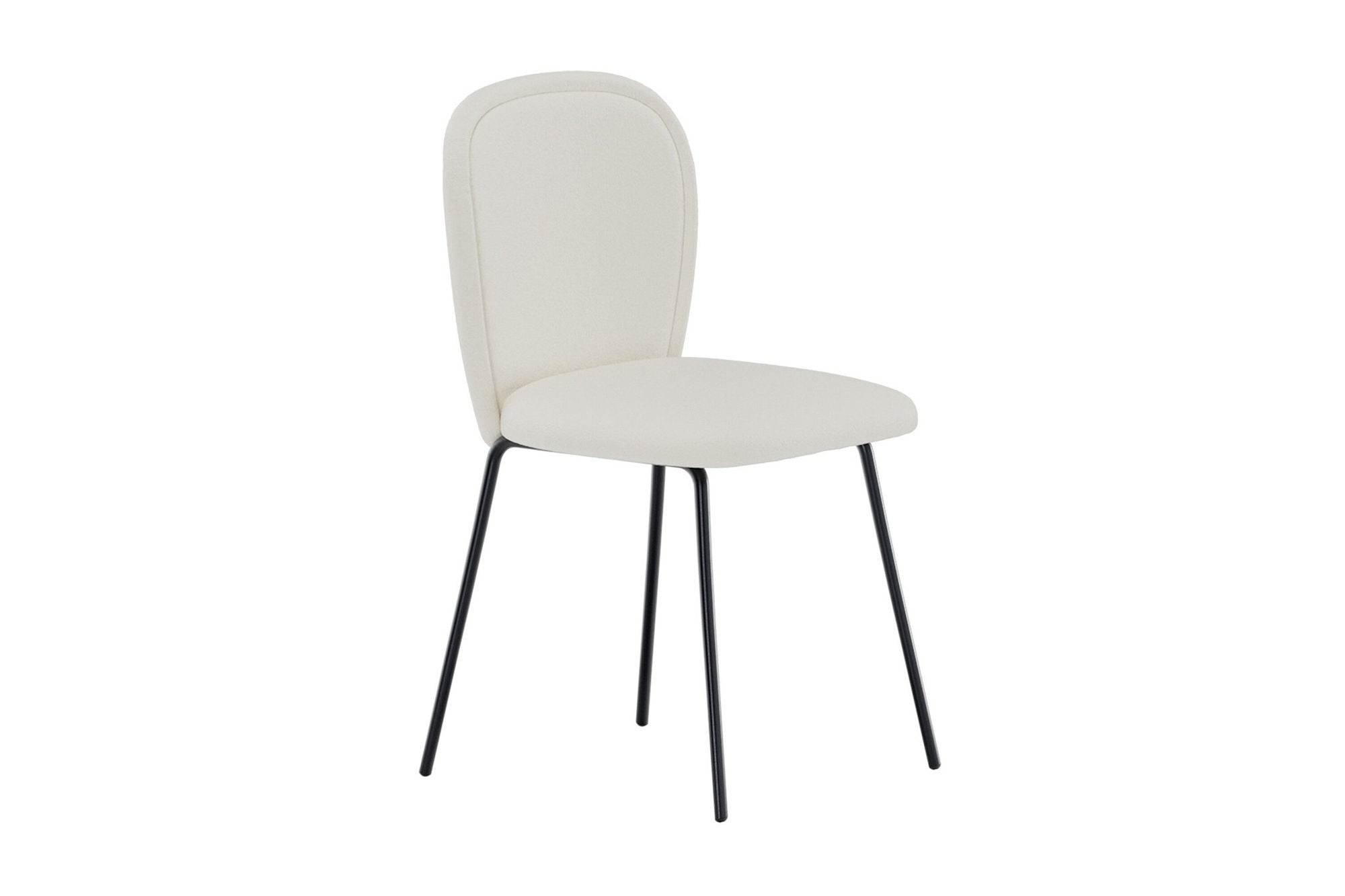 Venture Home Carl Spisebordsstol 2-pack - Black / Creme Velvet