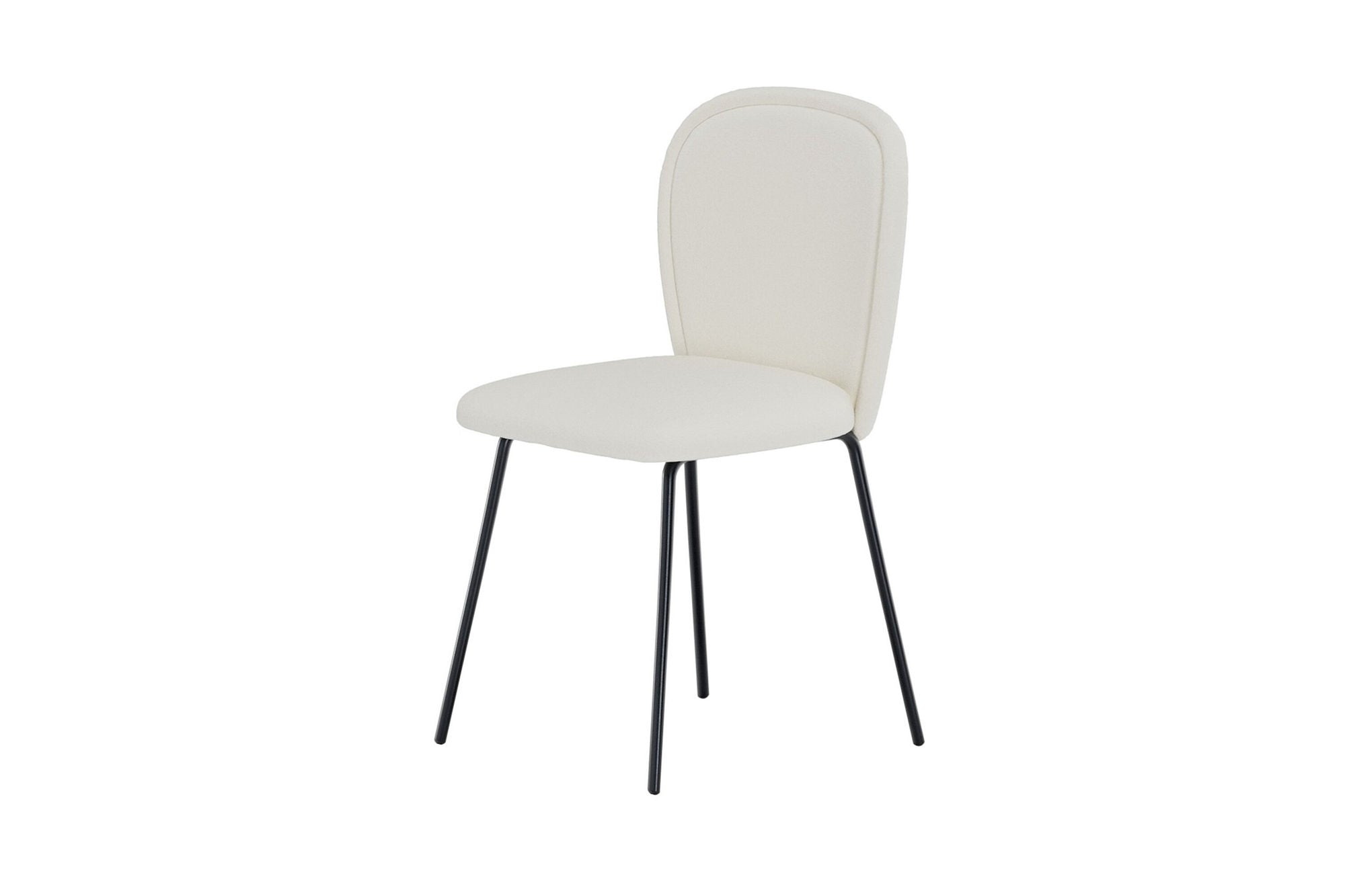 Venture Home Carl Spisebordsstol 2-pack - Black / Creme Velvet
