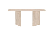 Venture Home Grönvik Oval spisebord - Nature MDF 3D-paper