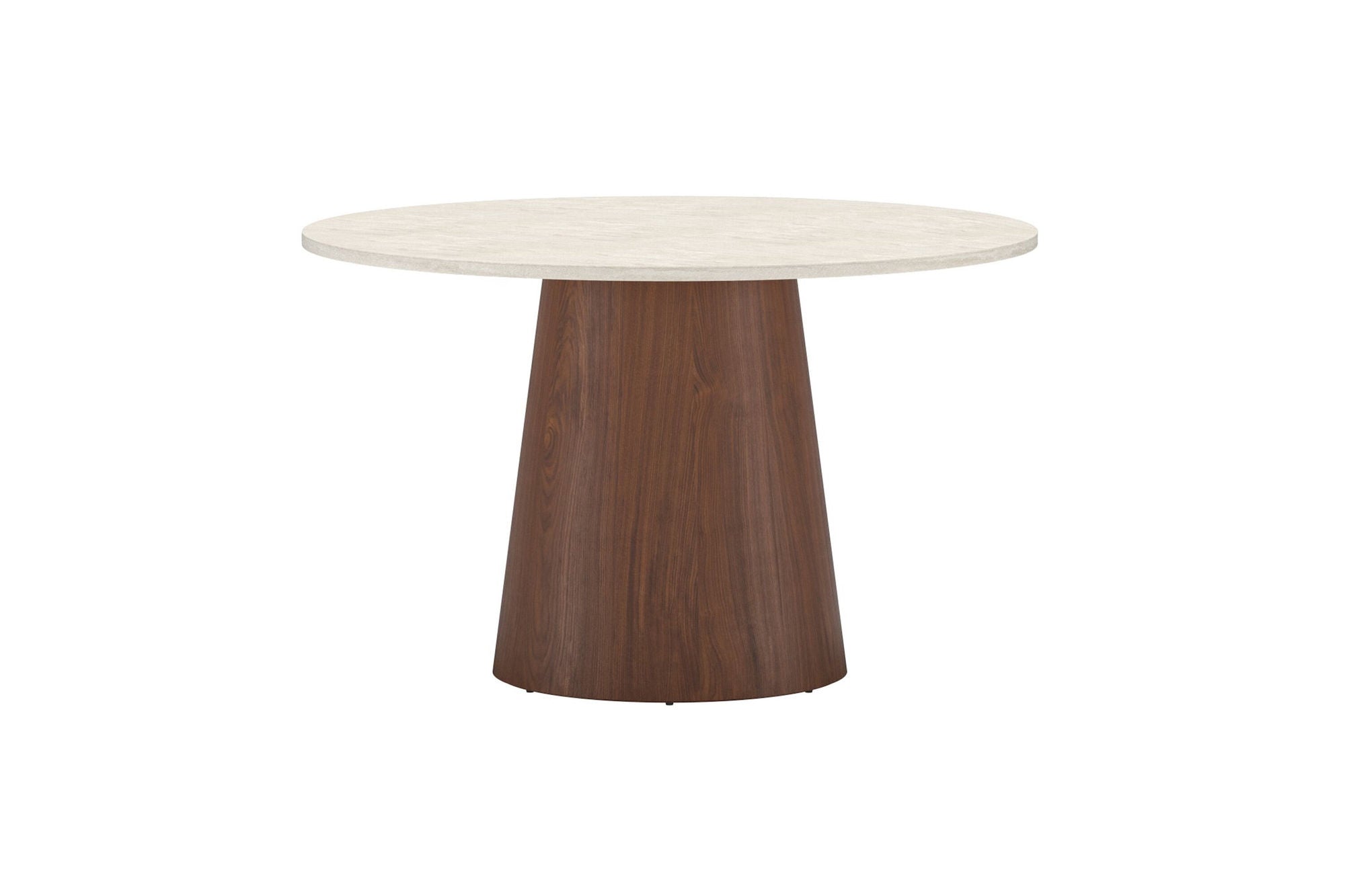 Venture Home Lanzo spisebord - Mocca / Travertinelook - MDF w 3d-paper