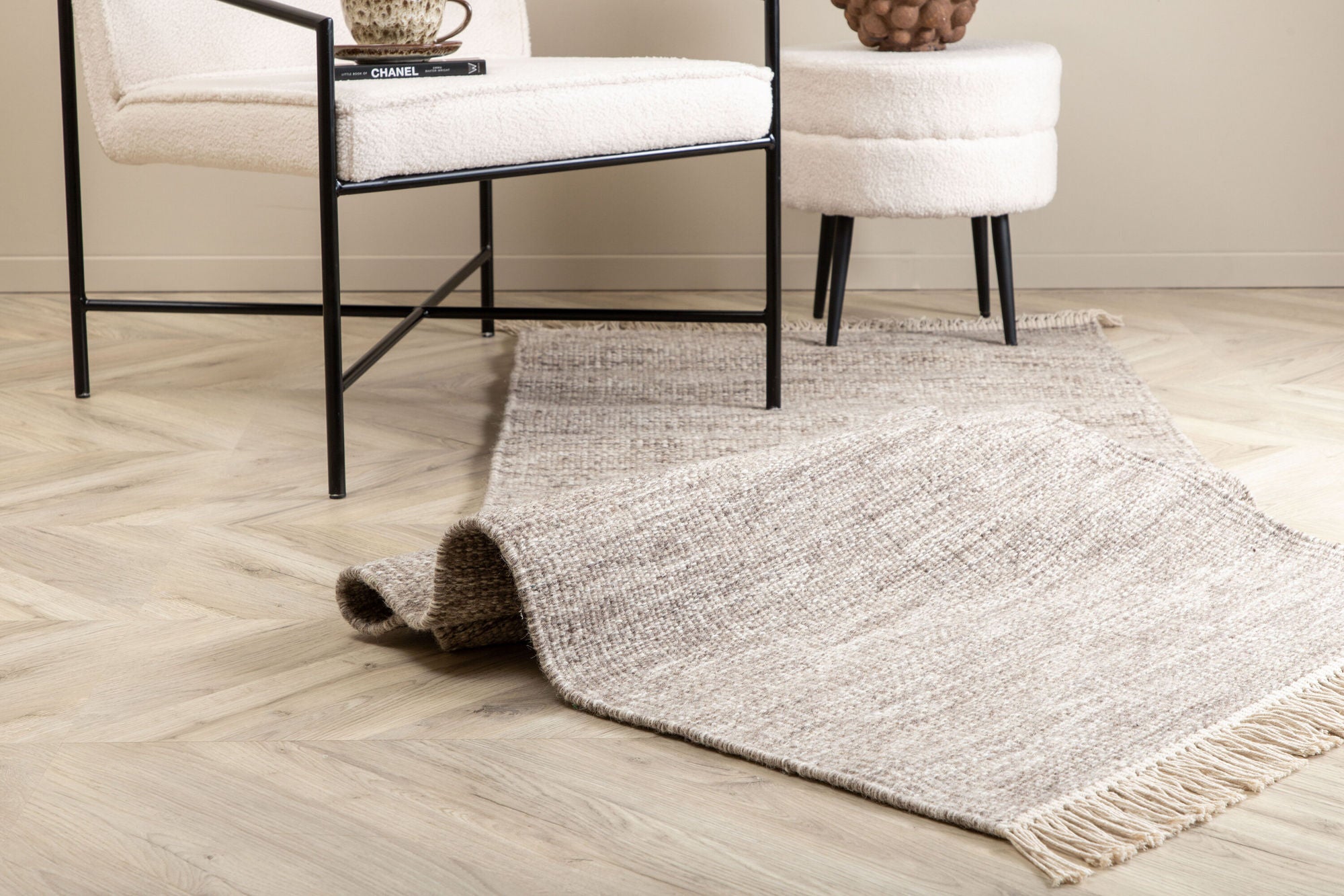 Venture Home Cyrus Wool Carpet - 80*250- Beige