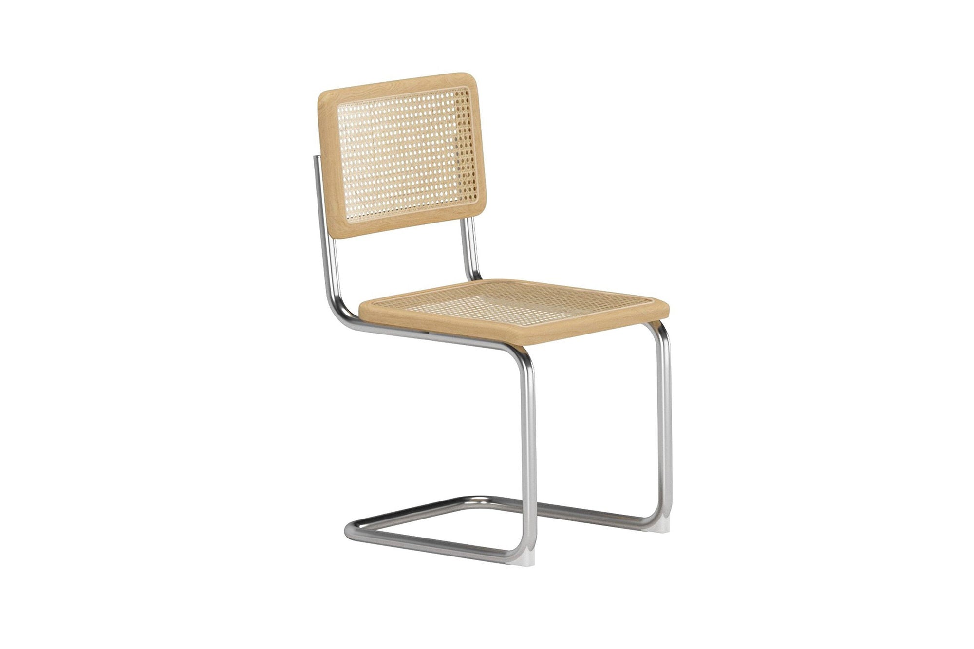 Venture Home Robert Spisebordsstol - 2-pack - Chrome / Nature Rattan