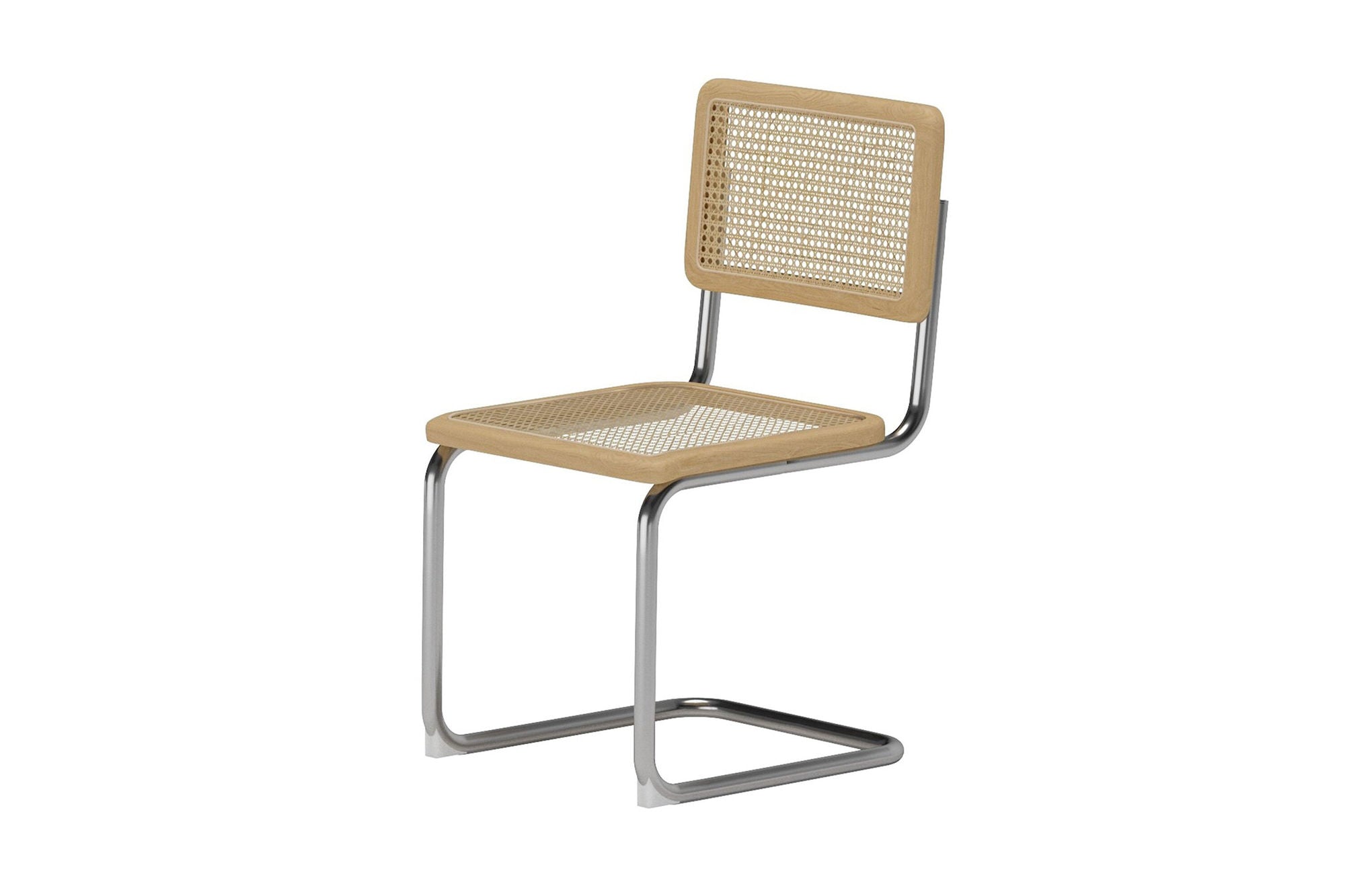 Venture Home Robert Spisebordsstol - 2-pack - Chrome / Nature Rattan