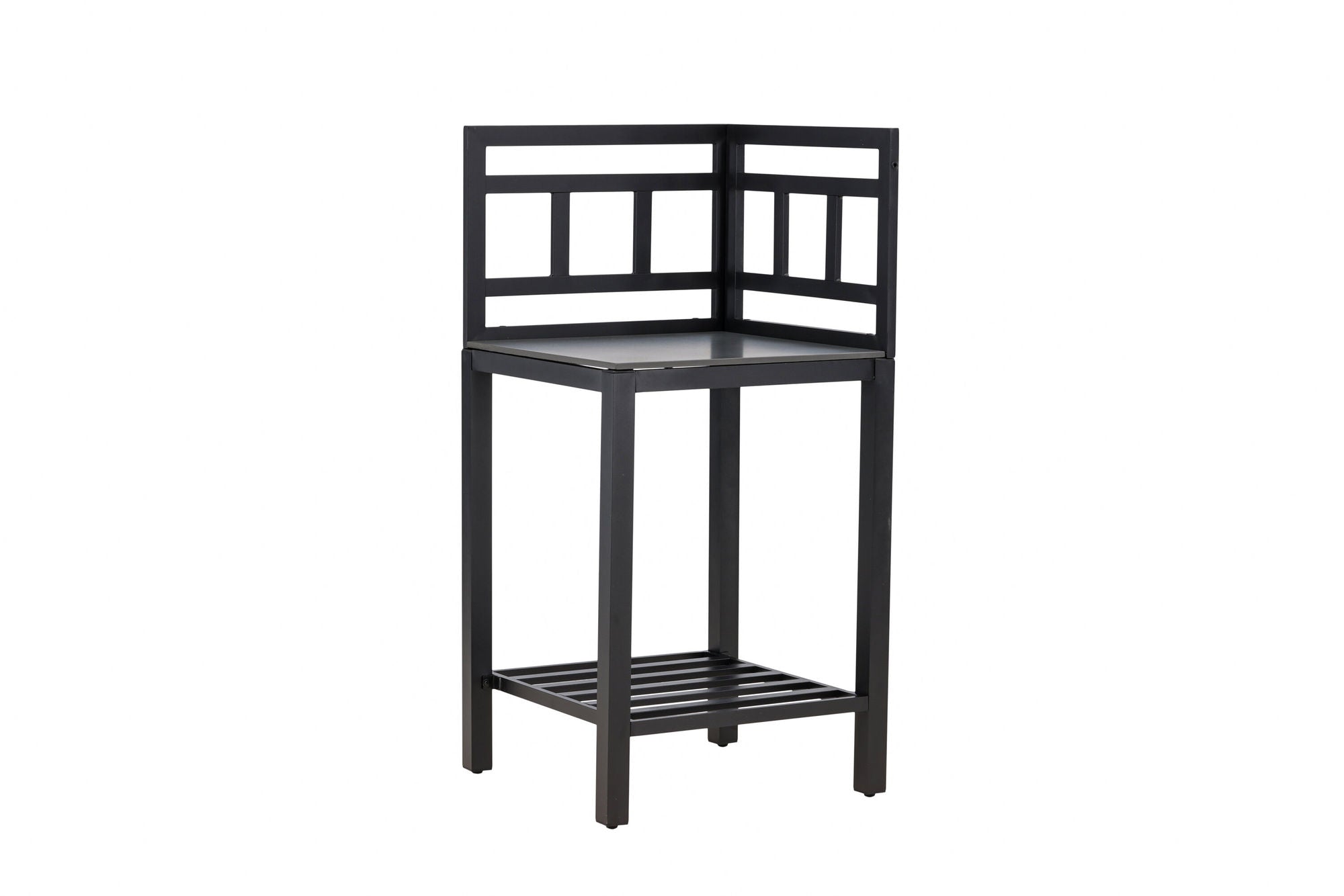 Venture Home Alicante garden kitchen corner bord black/fiber concrete