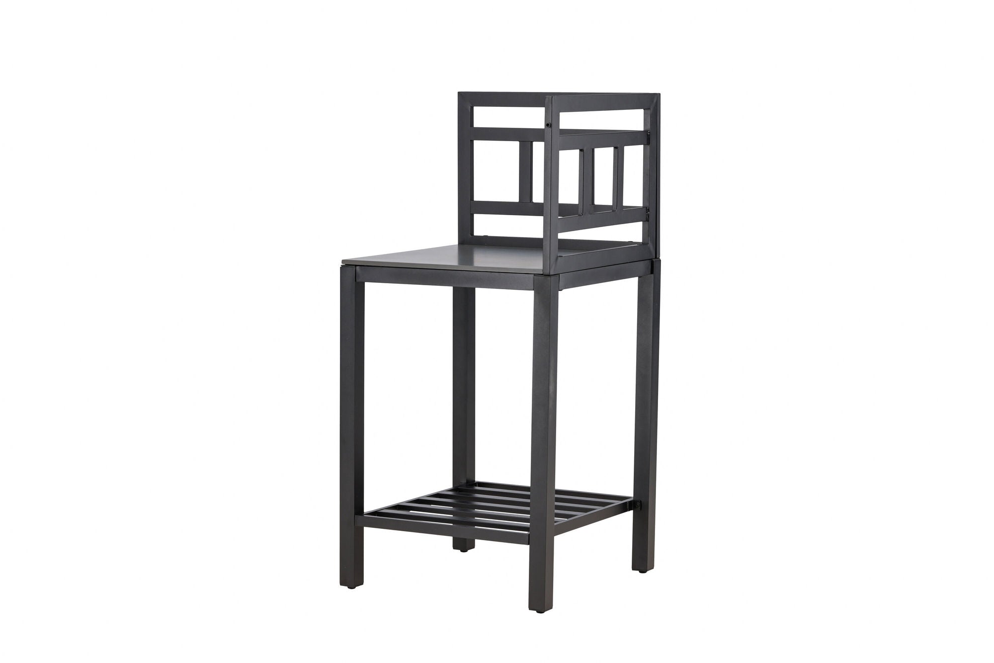 Venture Home Alicante garden kitchen corner bord black/fiber concrete