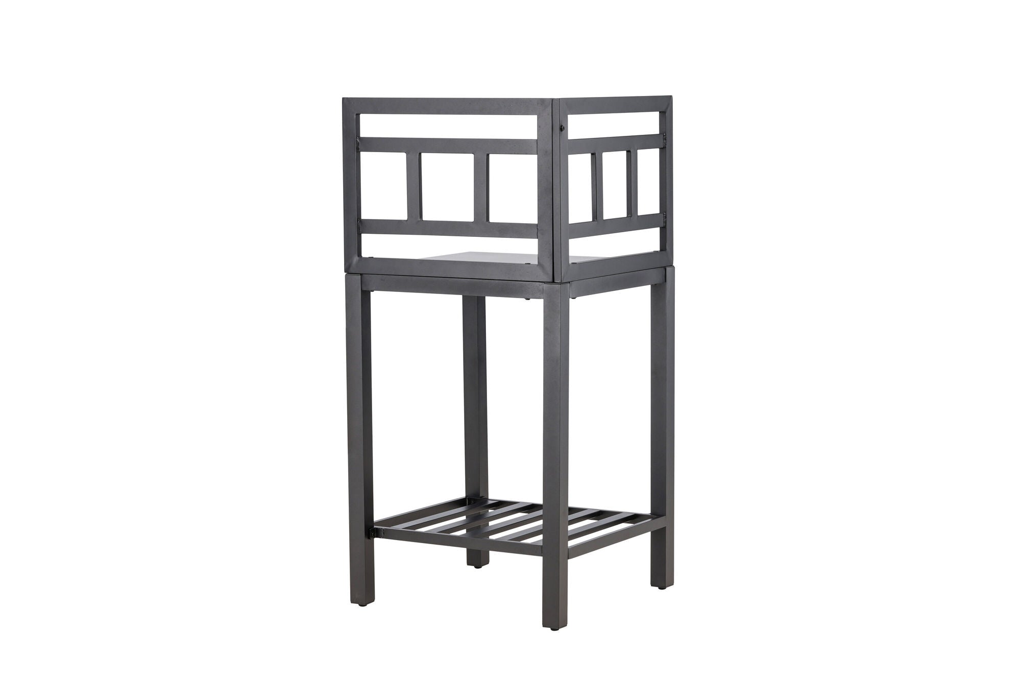 Venture Home Alicante garden kitchen corner bord black/fiber concrete