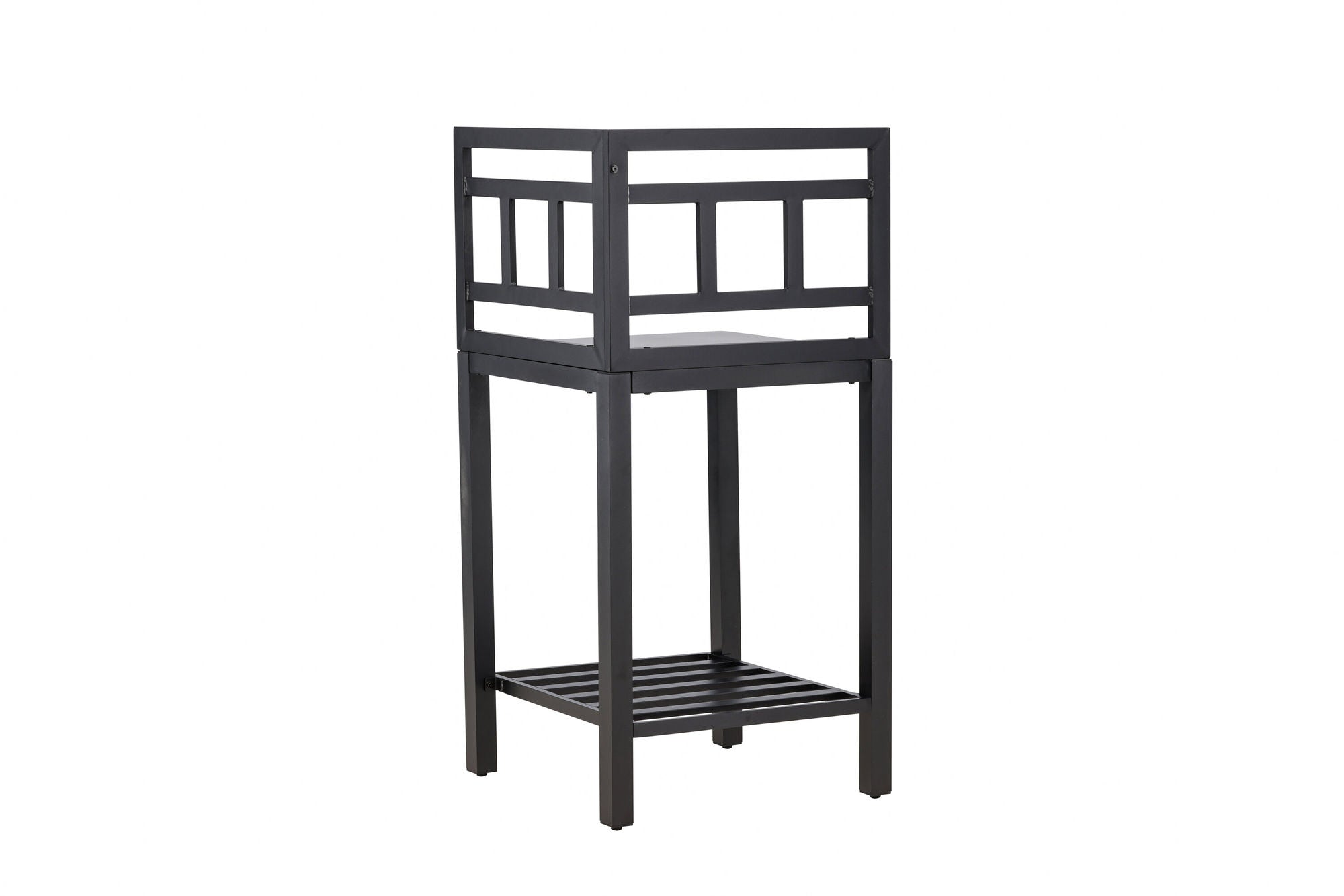 Venture Home Alicante garden kitchen corner bord black/fiber concrete