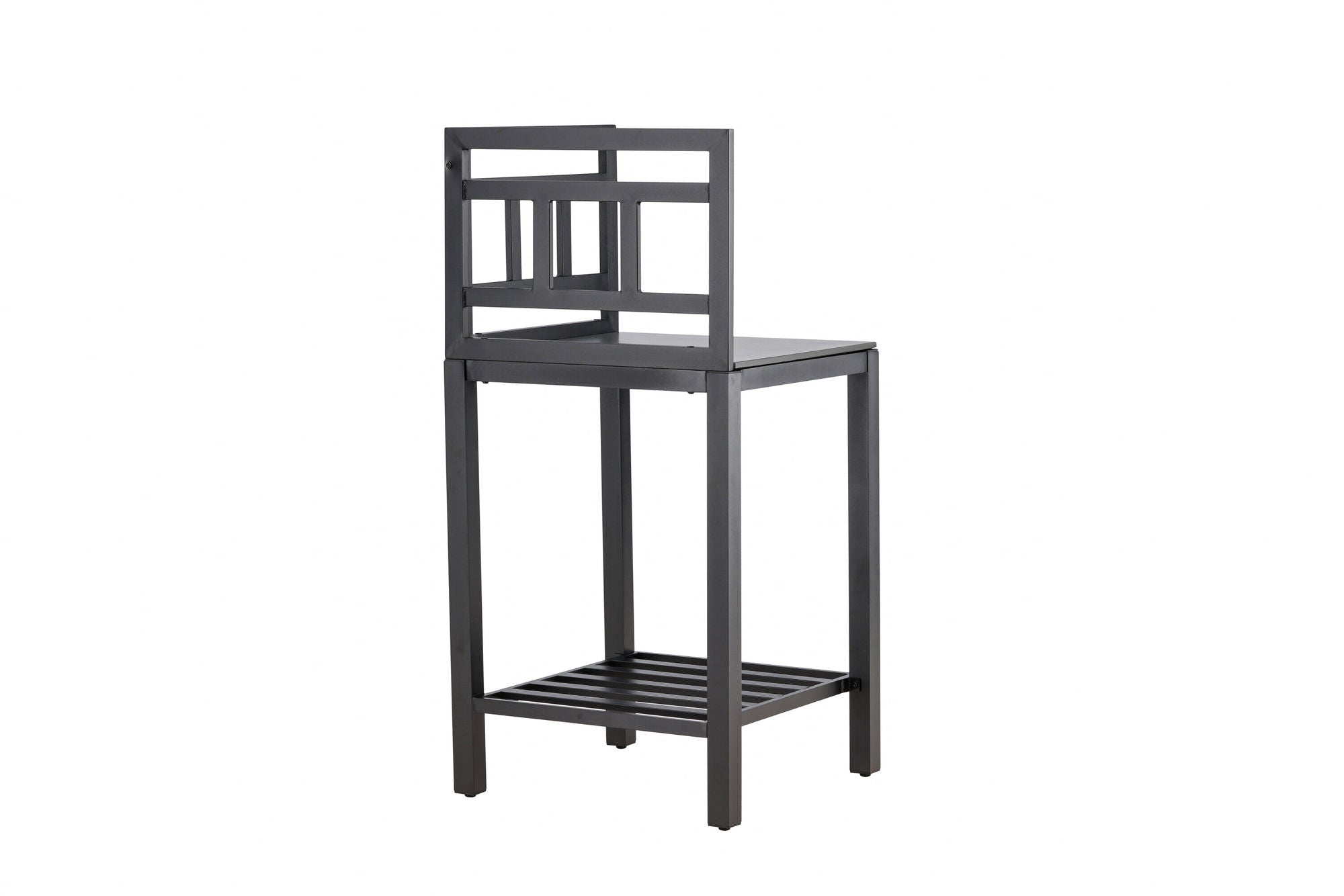 Venture Home Alicante garden kitchen corner bord black/fiber concrete