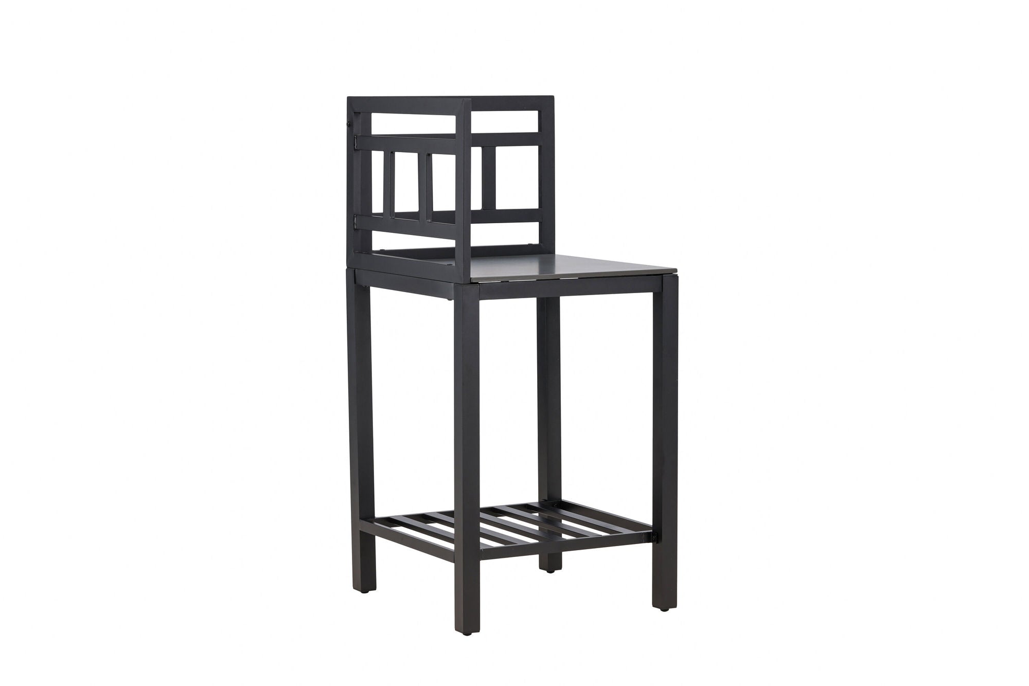 Venture Home Alicante garden kitchen corner bord black/fiber concrete