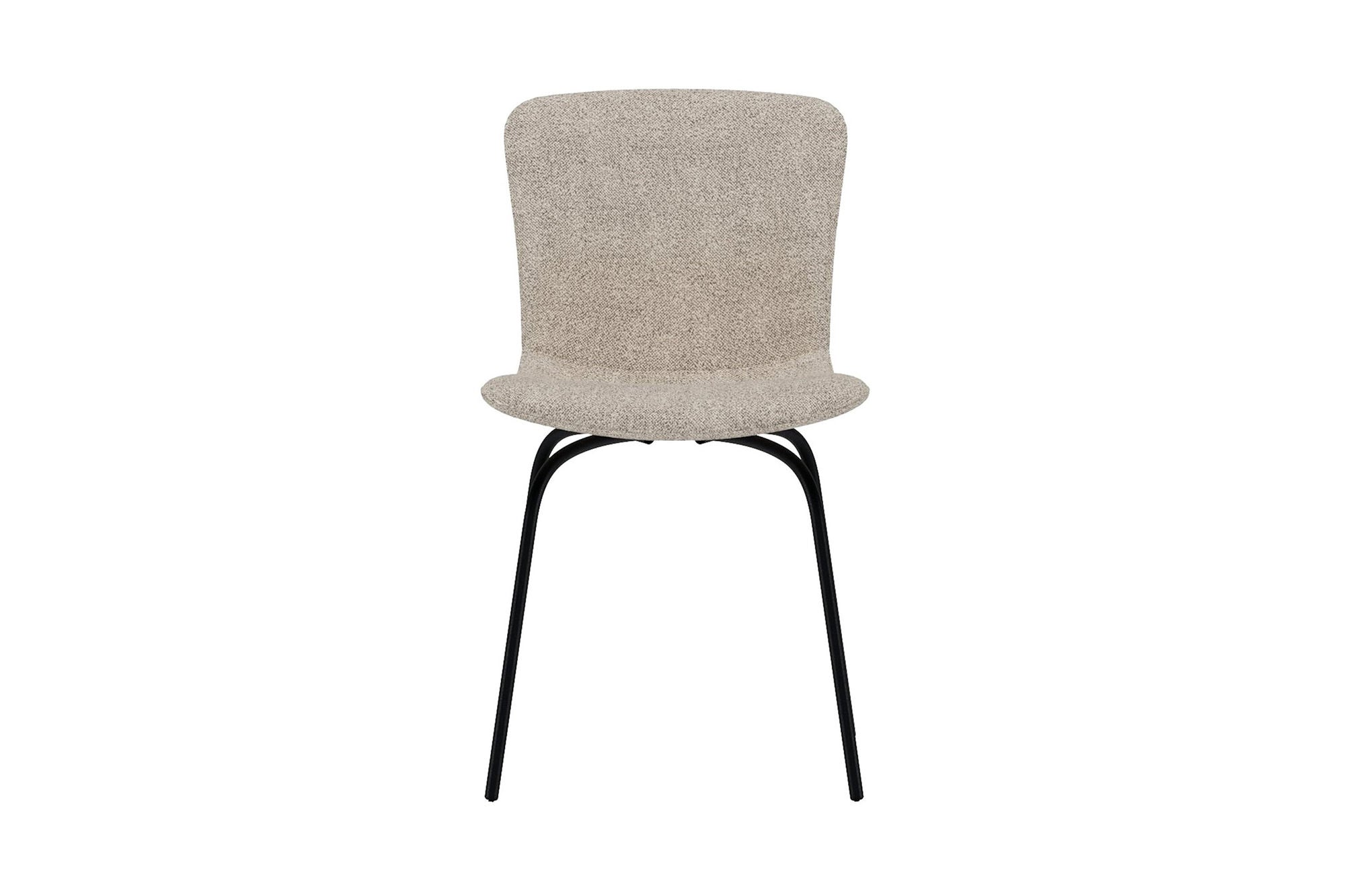 Venture Home Linus Spisebordsstol - 2-pack - Black / Beige Boucle
