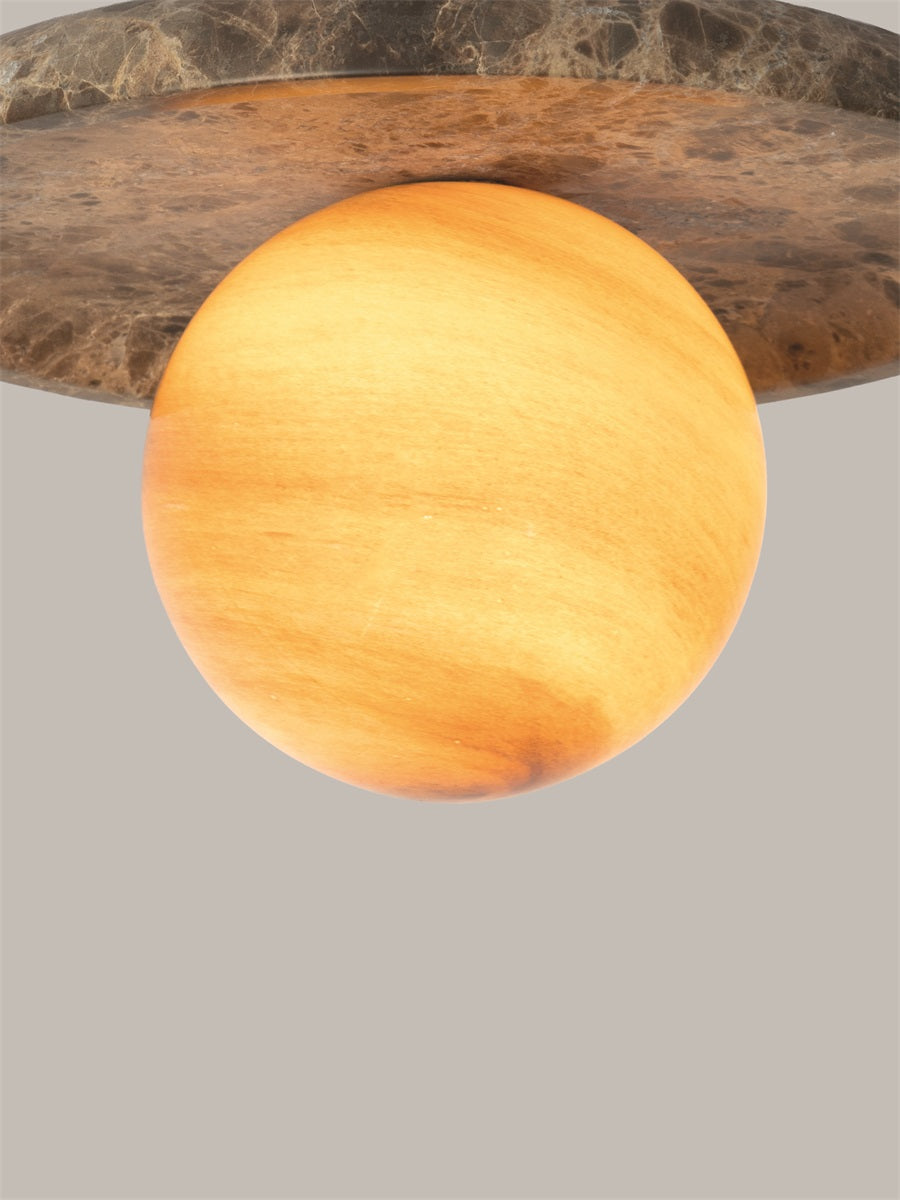 Tivoli dia.25 x h 16cm disc, Brun, loftlampe