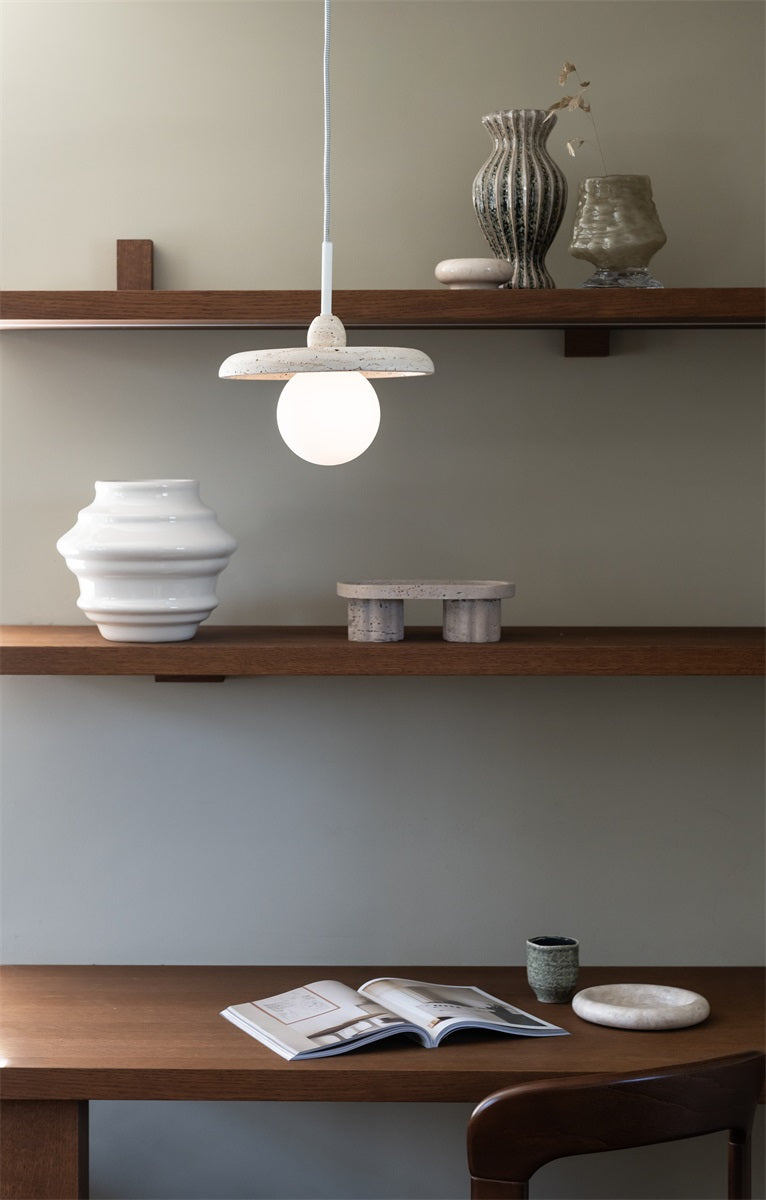 Tivoli dia.25 x h 16cm disc, Hvid, loftlampe