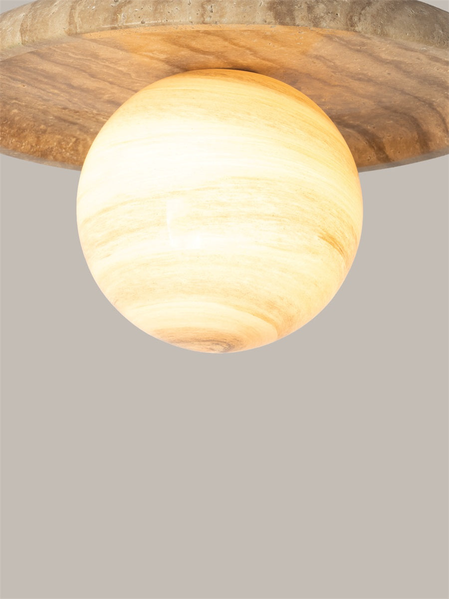 Tivoli dia.25 x h 16cm disc, Sand, loftlampe