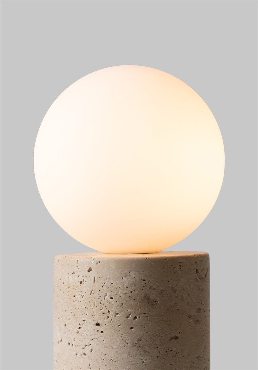 Tivoli dia.12 x h.30cm, Hvid, Bord lampe